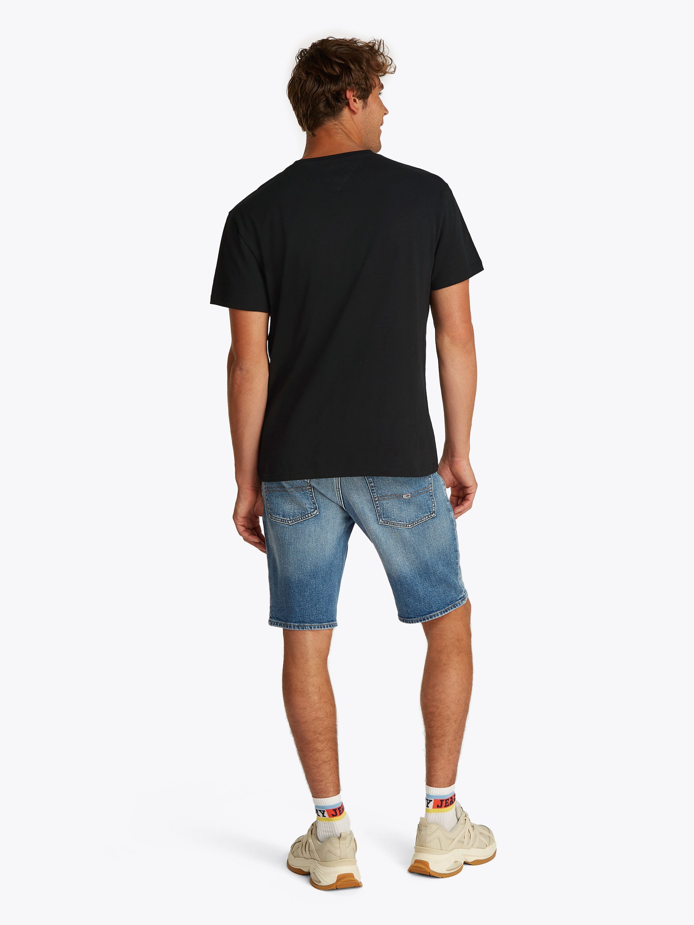 TOMMY JEANS Shirt met korte mouwen TJM REG GRAPHIC SLUB TEE EXT