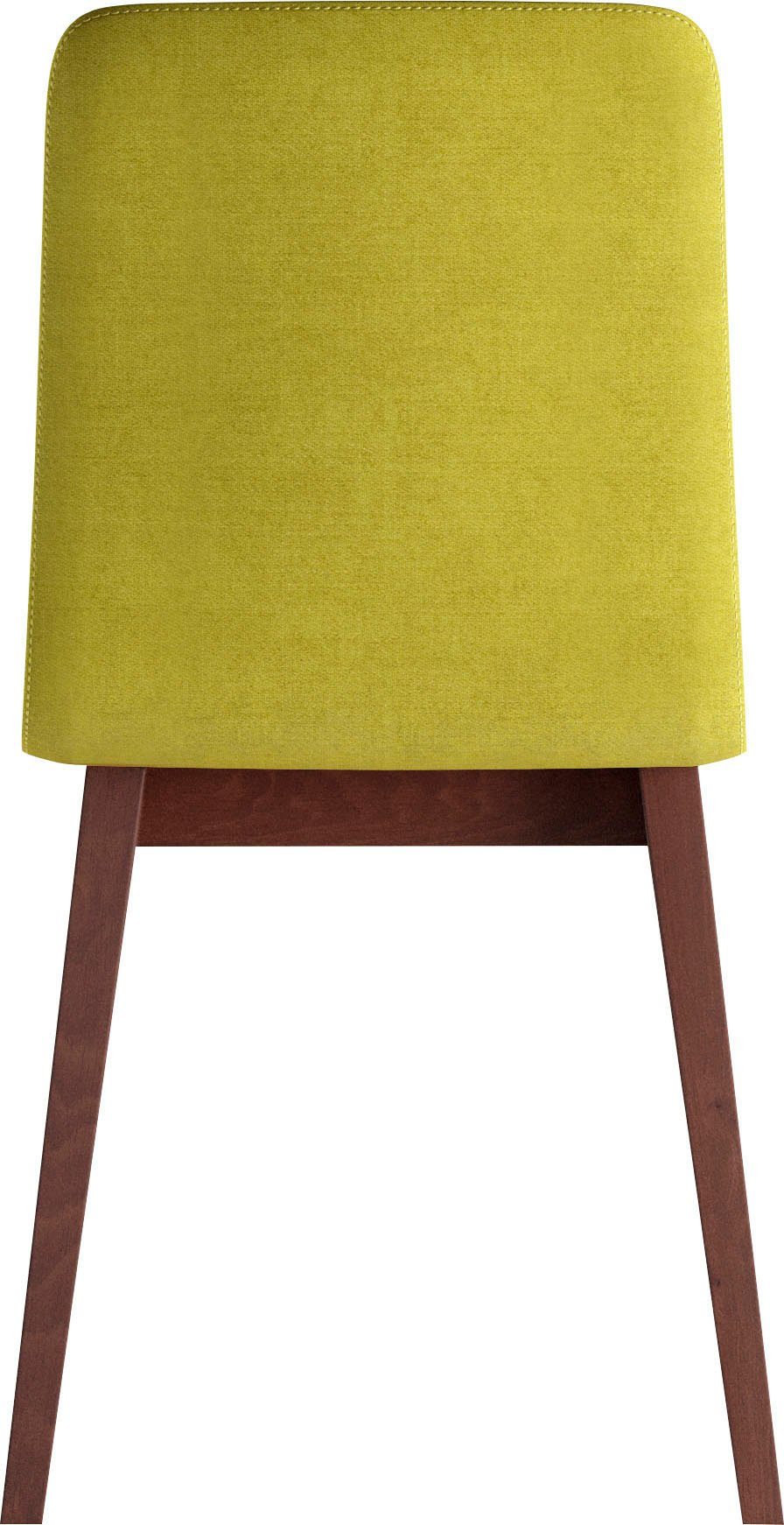 INOSIGN Stoel Sandy met verschillende stoelpootkleuren en kleurvarianten, zithoogte 47 cm (2 stuks)