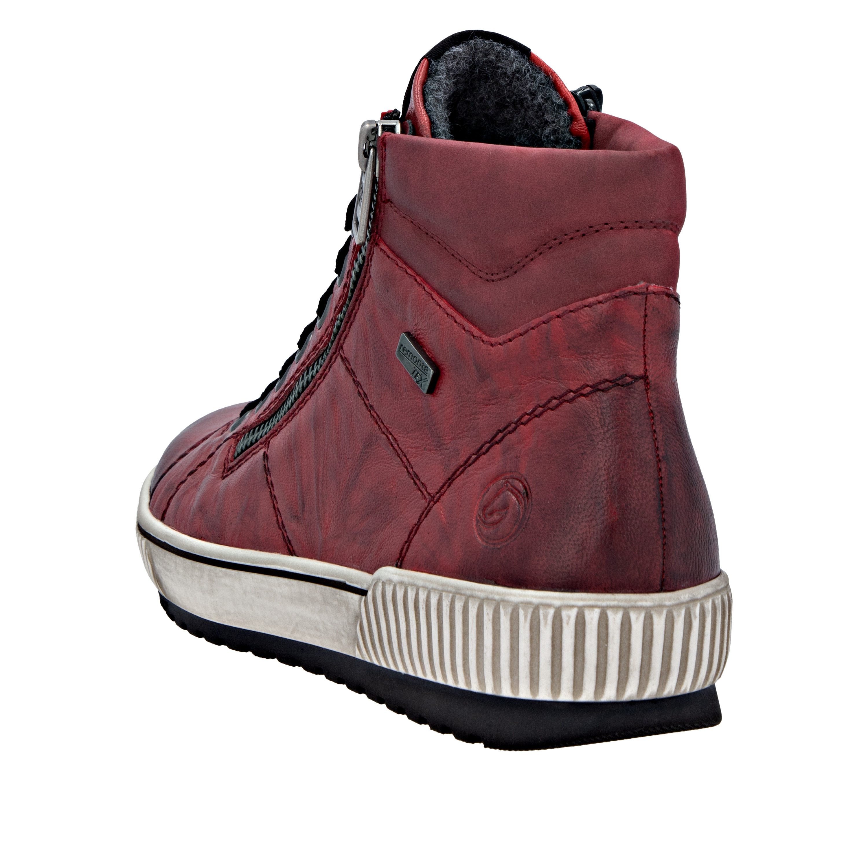 Remonte Veterschoenen platform, lace-up ankle boots, boots in crash look