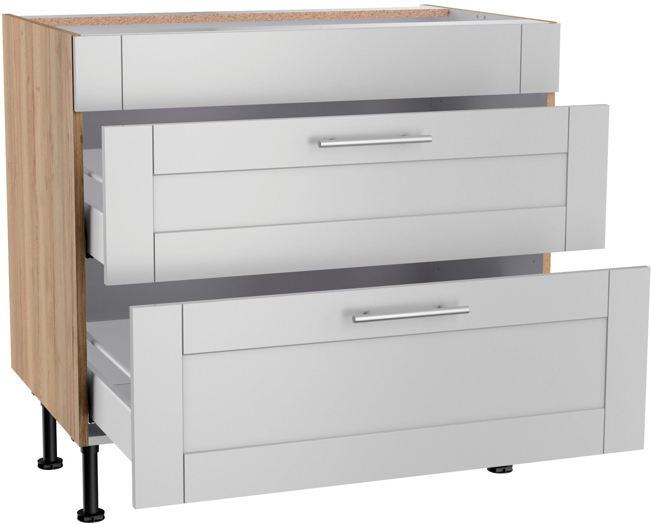 OPTIFIT Ombouwkast voor fornuis Ahus Breedte 90-130 cm
