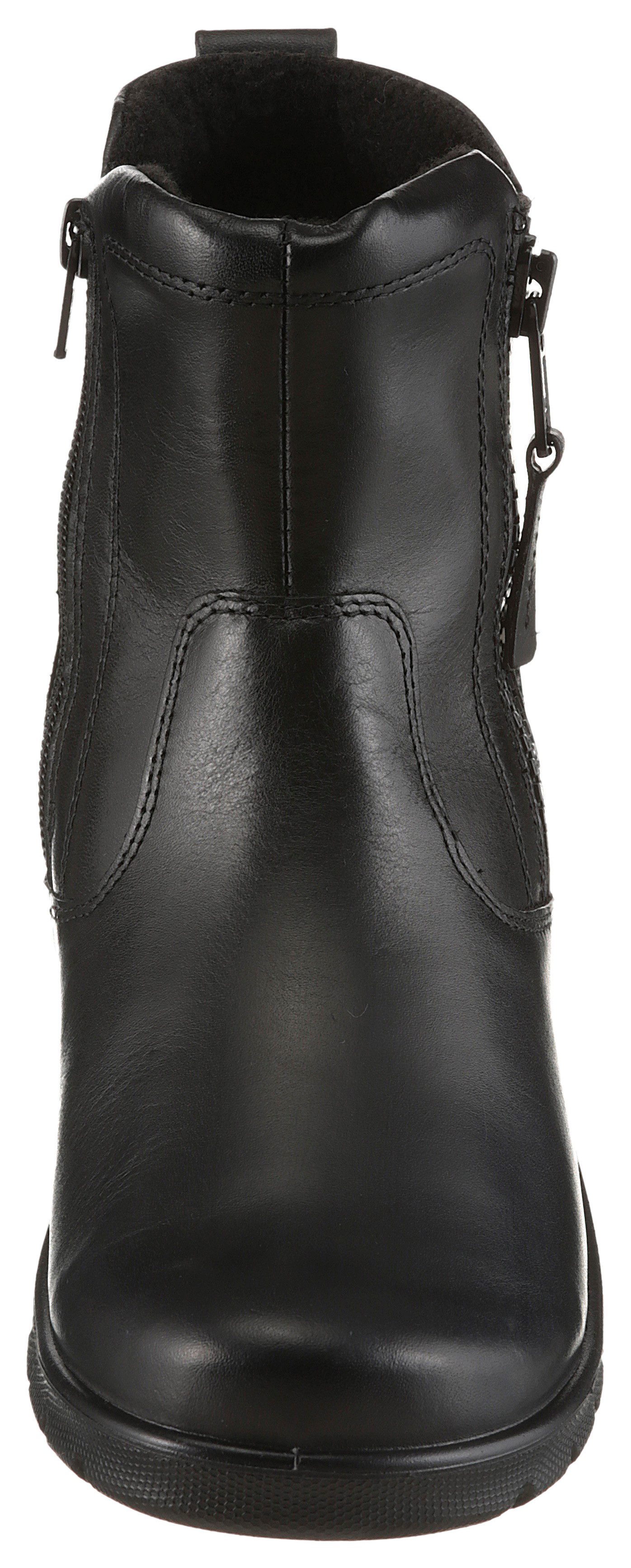 Ecco Winterlaarzen Babett Boot Enkellaars met tweezijdige ritssluiting, GORE-TEX-uitrusting