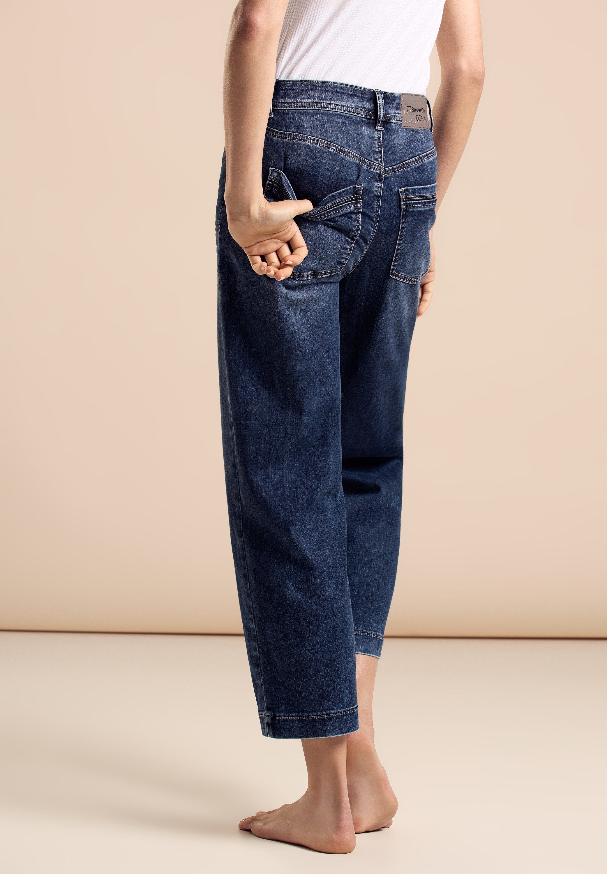 STREET ONE Straight jeans in five-pocketsstijl