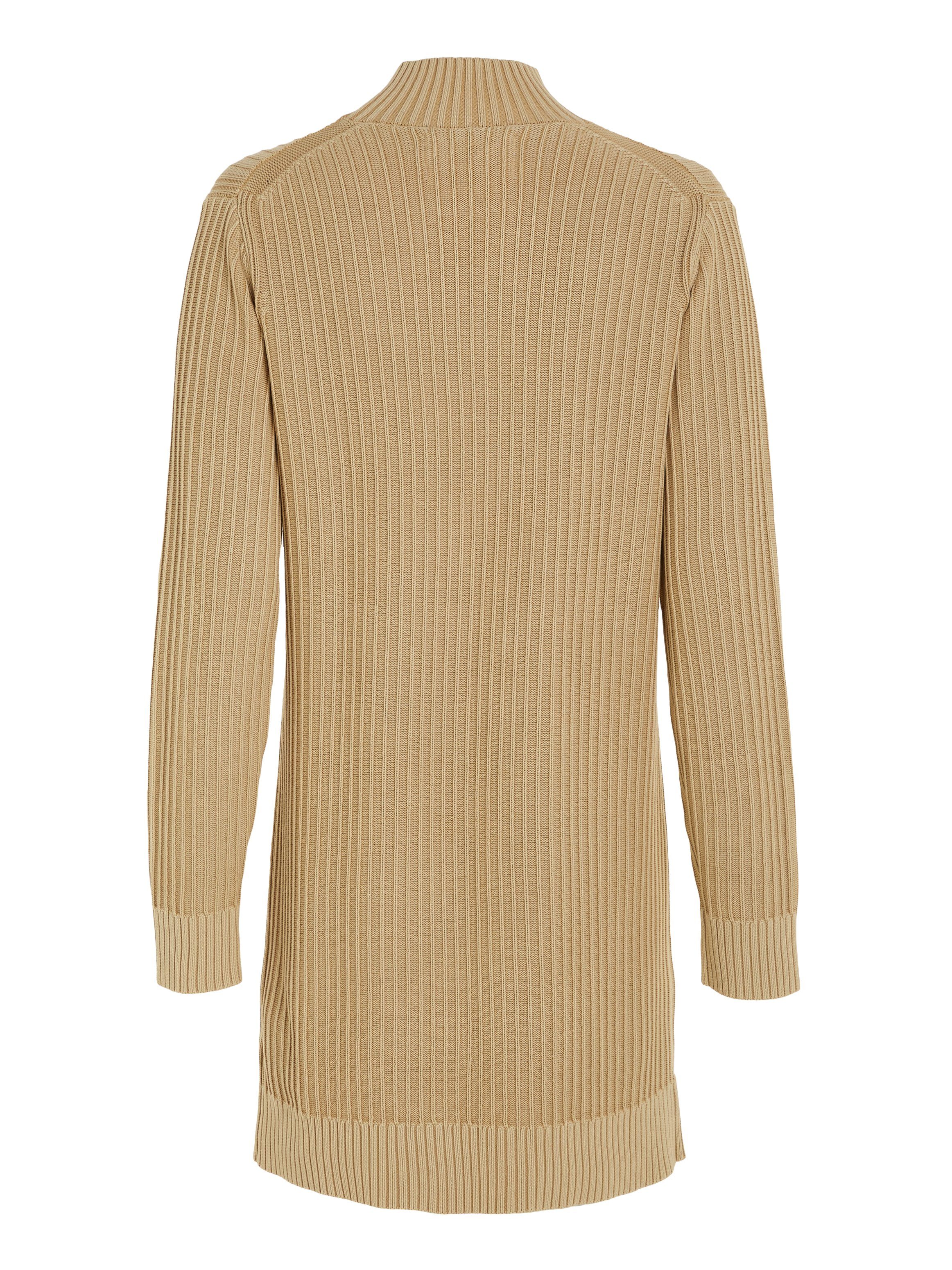Calvin Klein Gebreide jurk WASHED MONOLOGO SWEATER DRESS