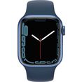 apple smartwatch watch series 7 gps, 41 mm blauw