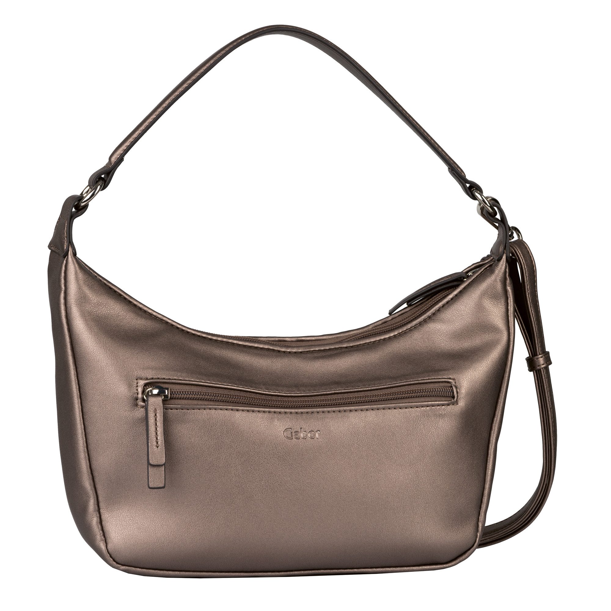 Gabor Hobo-tas Dyana van zacht materiaal zorgvuldig in golvende look gesmokt
