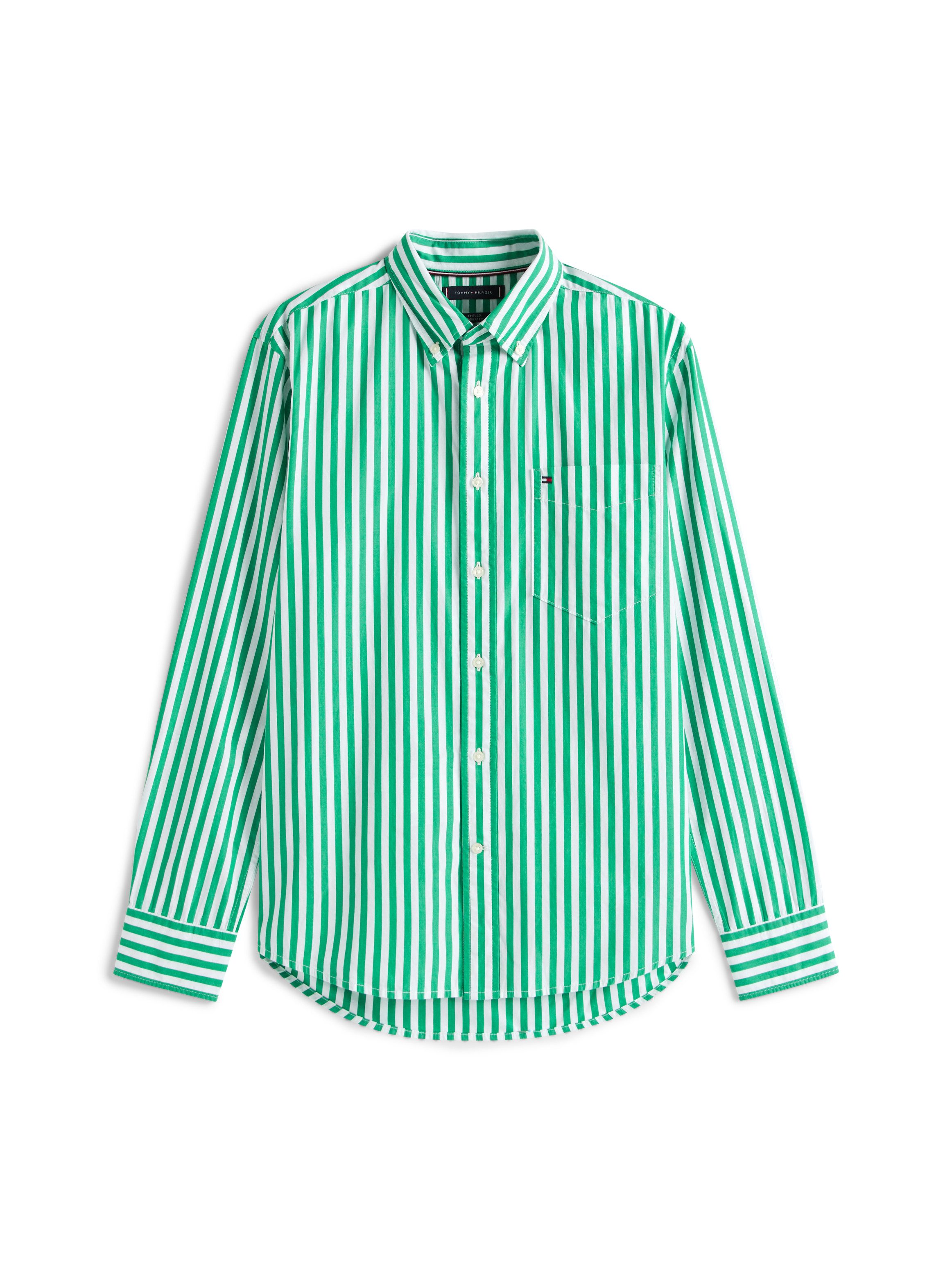Tommy Hilfiger Overhemd met lange mouwen FLEX POPLIN BOLD STRIPE SHIRT