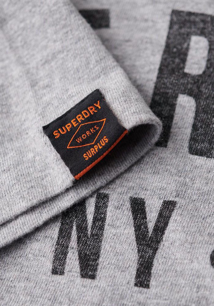Superdry Shirt met ronde hals SURPLUS GRAPHIC TSHIRT