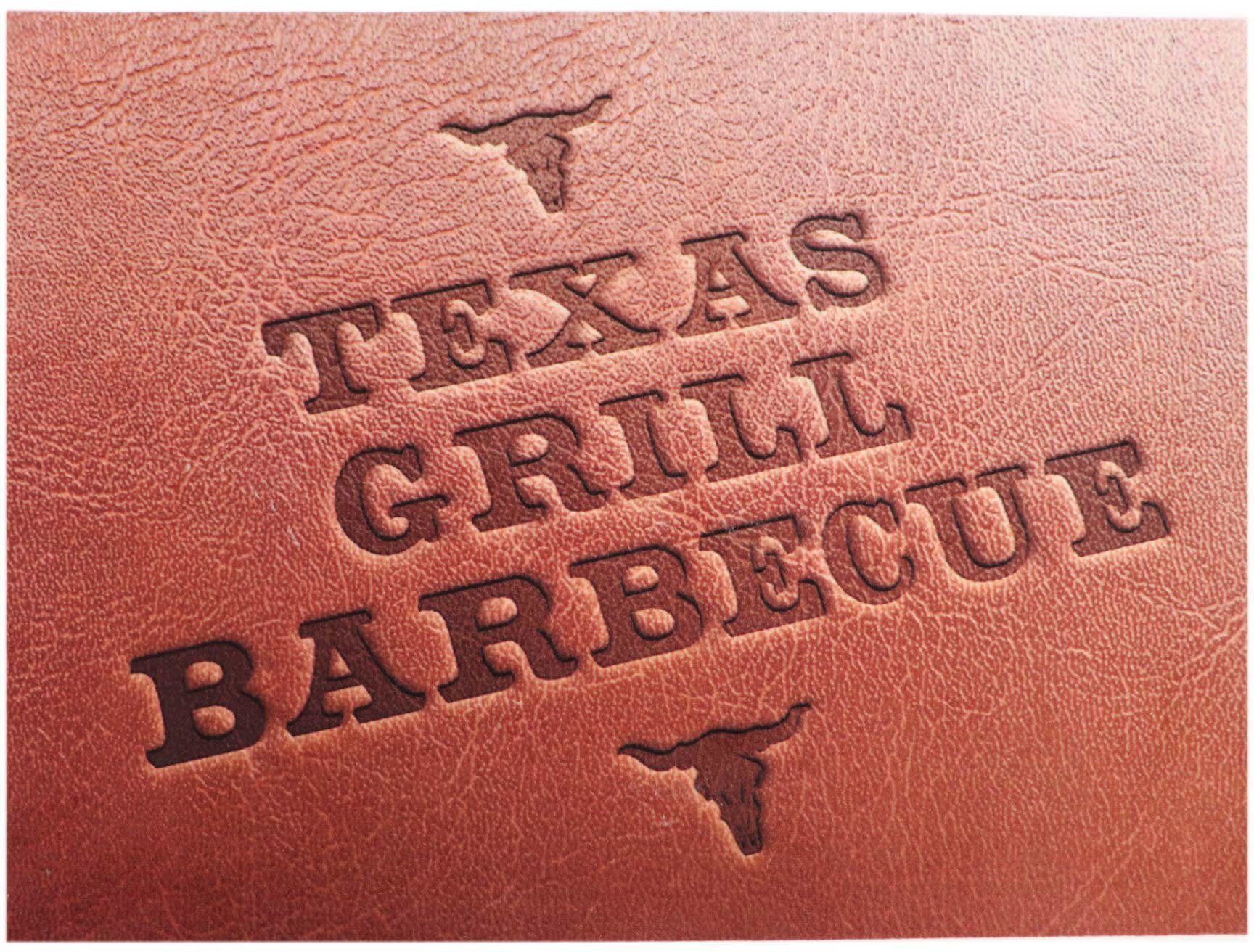 Primaflor-Ideen in Textil Mat BBQ grillmat TEXAS Barbecuemat ideaal als vloerbescherming, met tekst, antislip, wasbaar