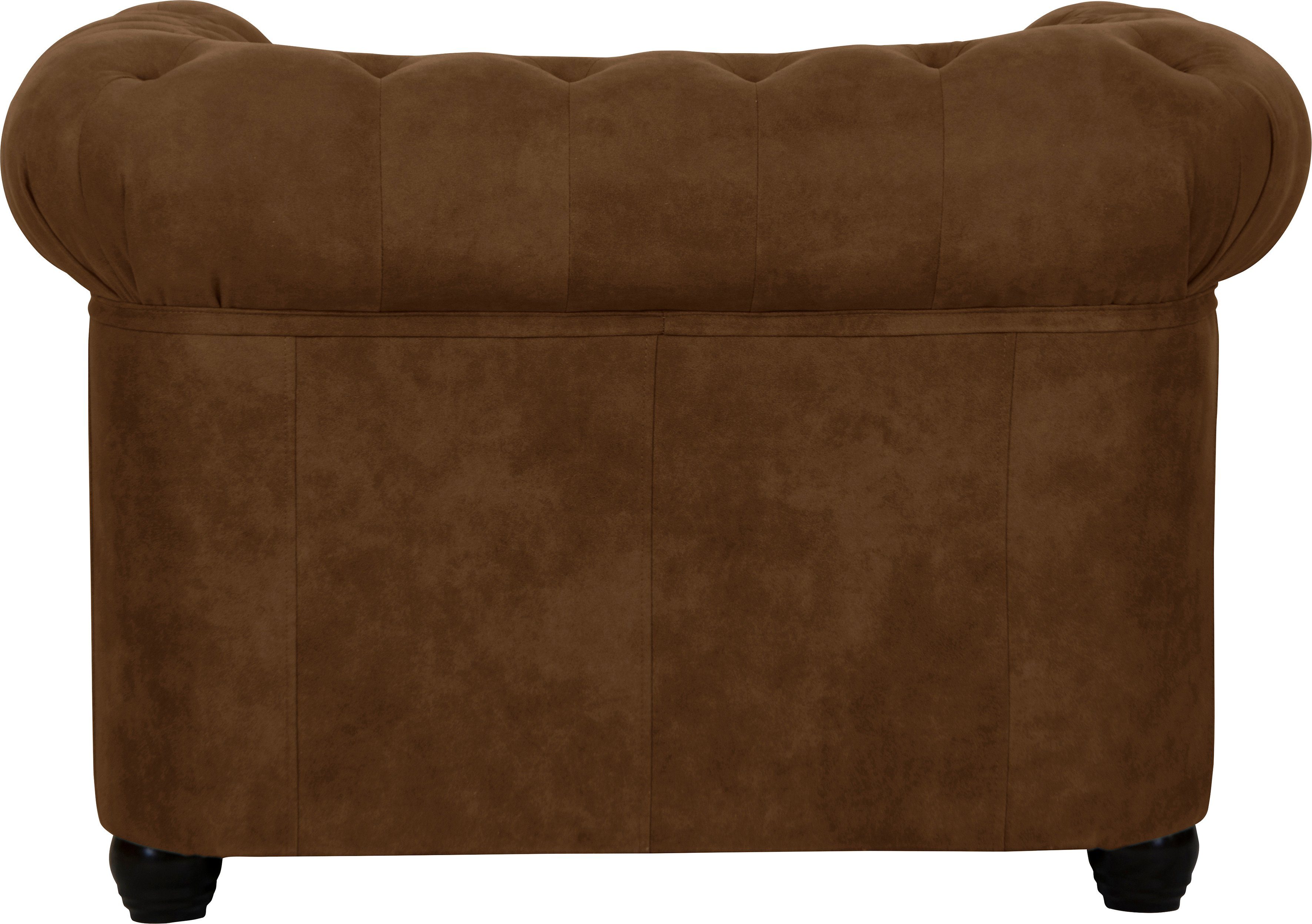 Home affaire Chesterfield-fauteuil Rysum stoel geschikt voor de "rysum" serie b / d / h: 94/86/72 cm