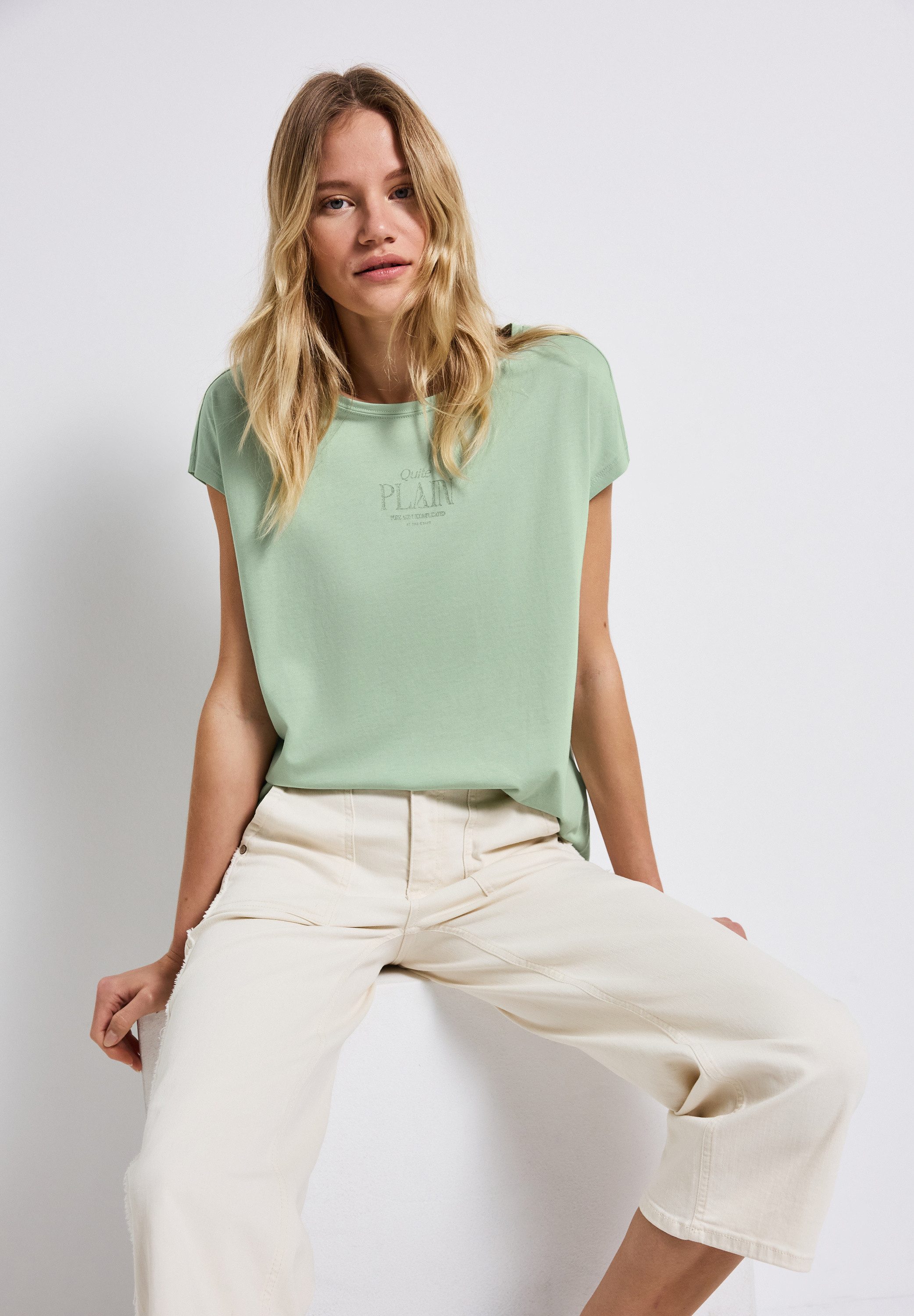 STREET ONE Shirttop met tekstprint