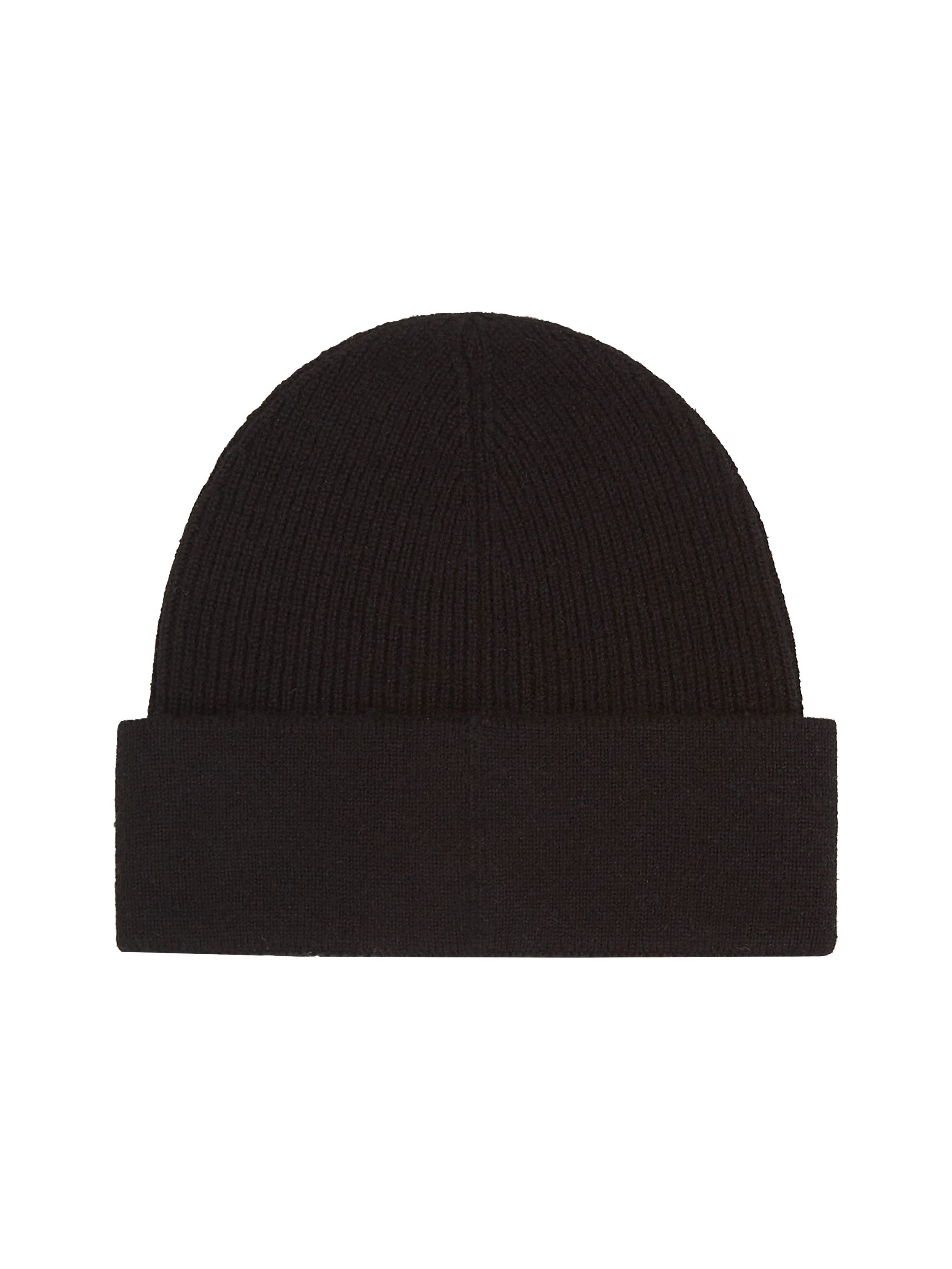 Calvin Klein Beanie CASHMERE CHUNKY OPEN RIB BEANIE