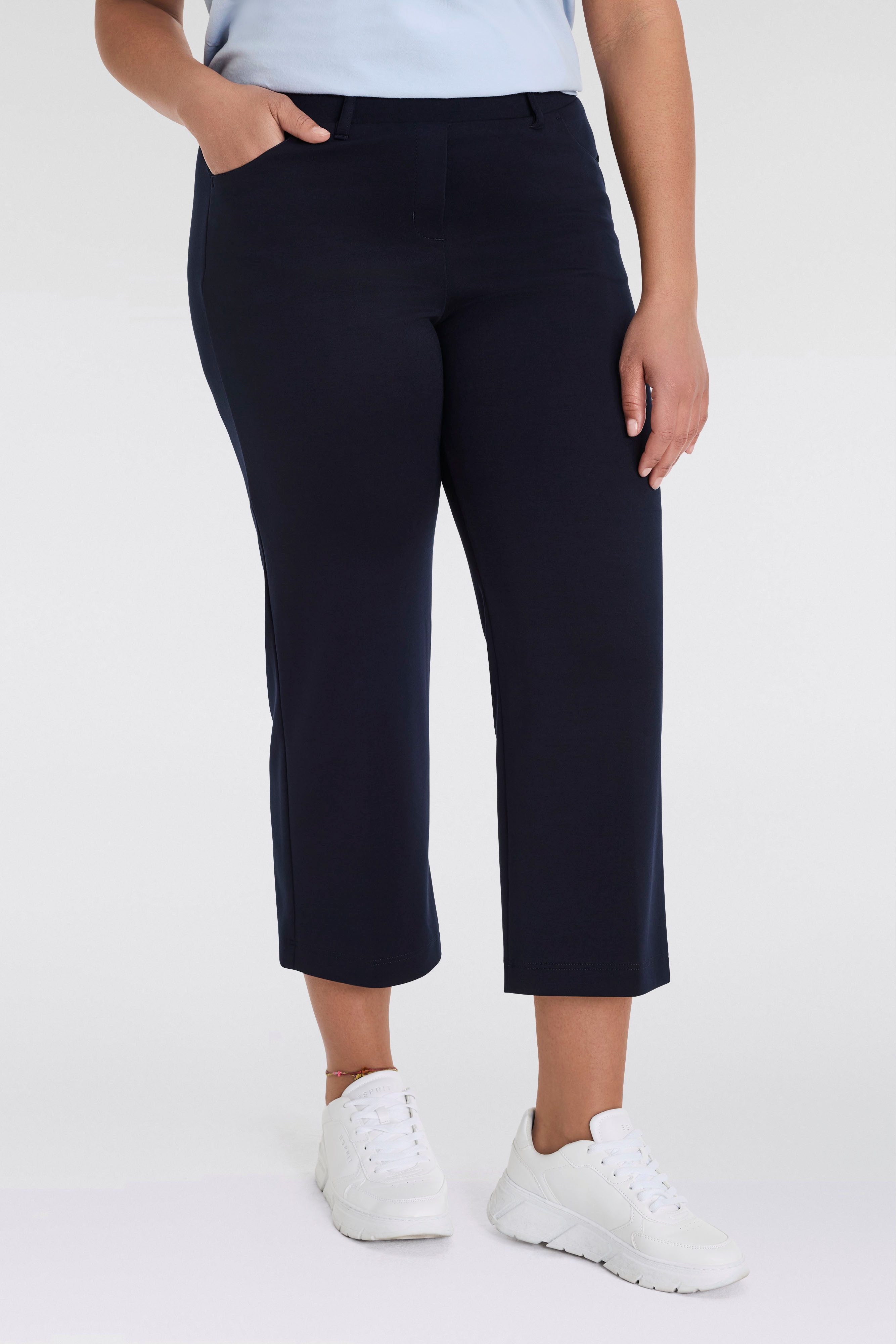 KjBRAND Culotte Slipbroek Susie Culotte in 7/8 lengte dames culottes maat 54 blauw