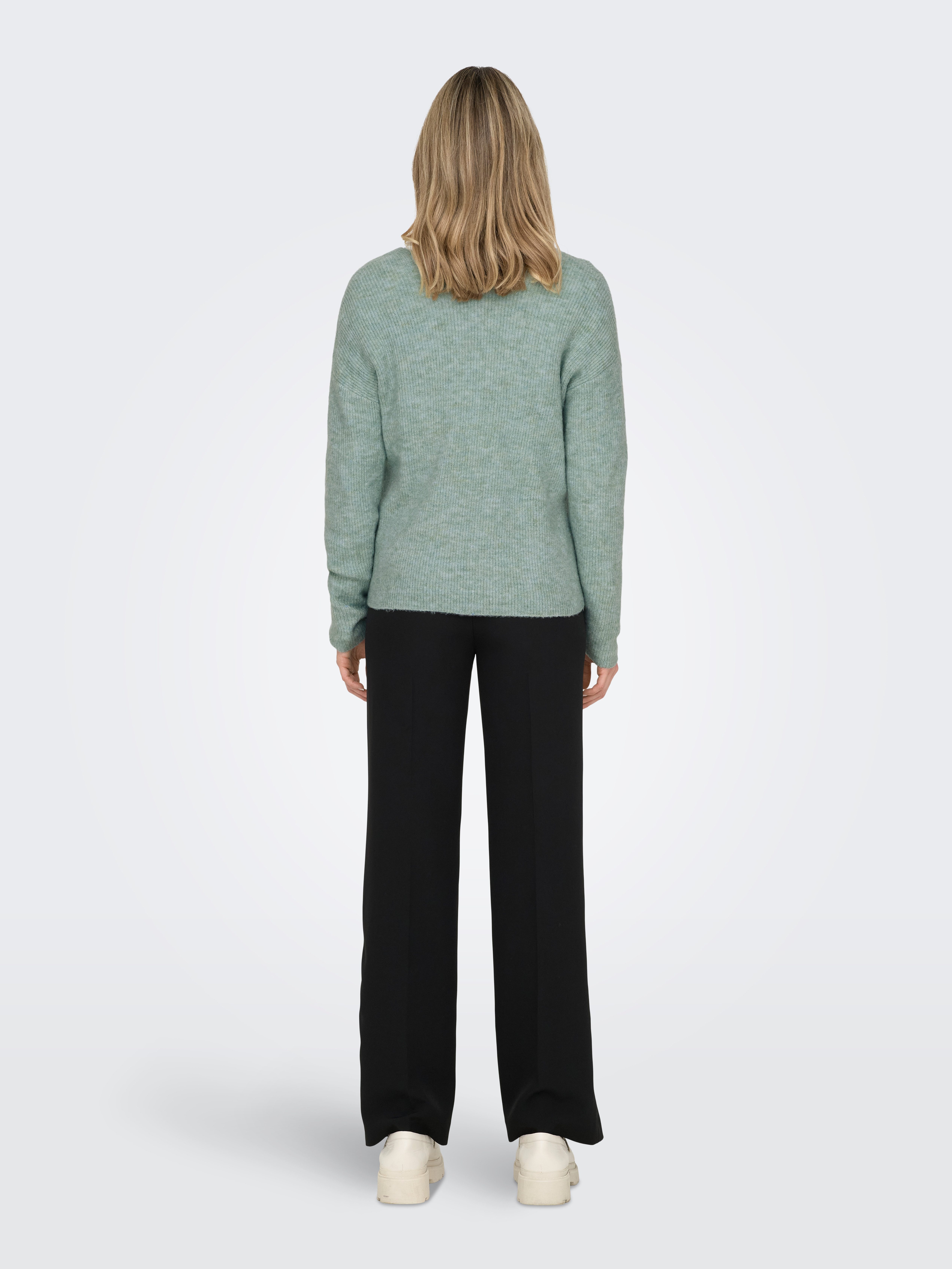Only Trui met V-hals ONLCAMILLA V-NECK L/S PULLOVER KNT NOOS