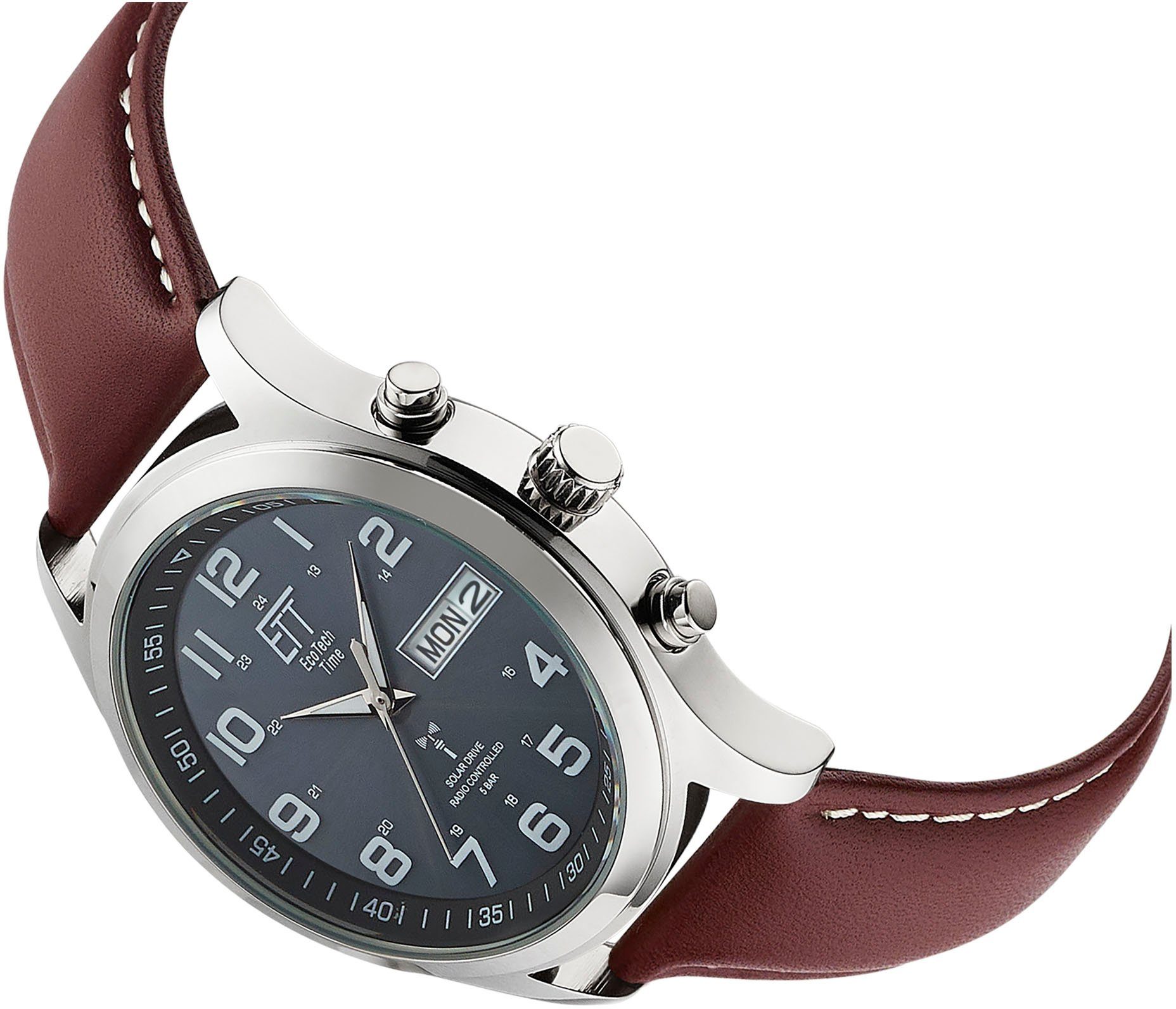 ETT Radiografisch horloge Gobi, EGS-11436-12L Polshorloge, herenhorloge, datum, solar