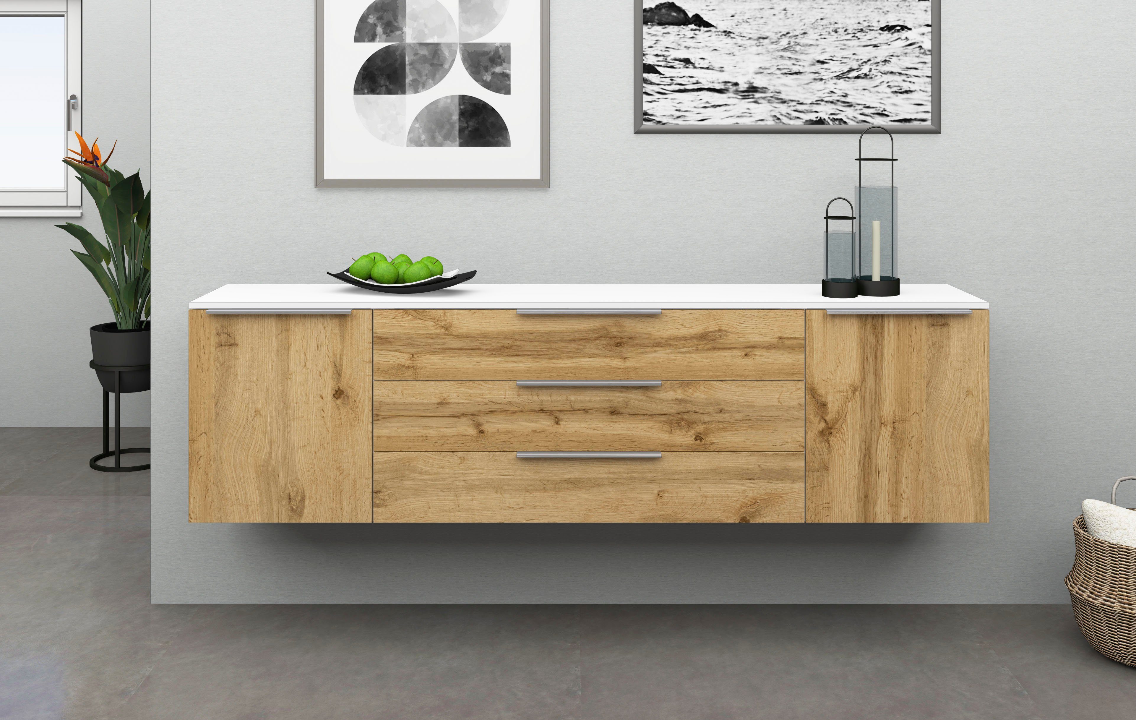 borchardt Möbel Dressoir Oliva Breedte 166 of 200 cm