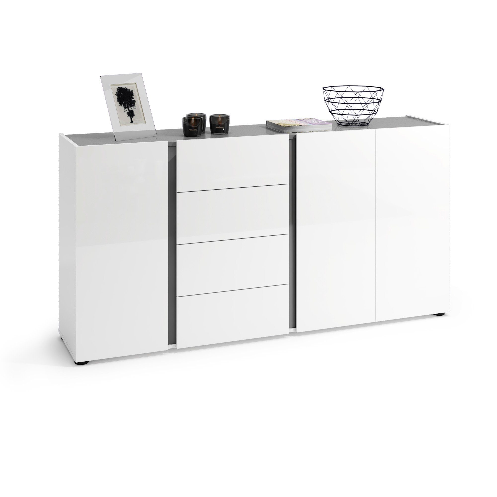 INOSIGN Dressoir Atrium (1 stuk) dressoirs wit