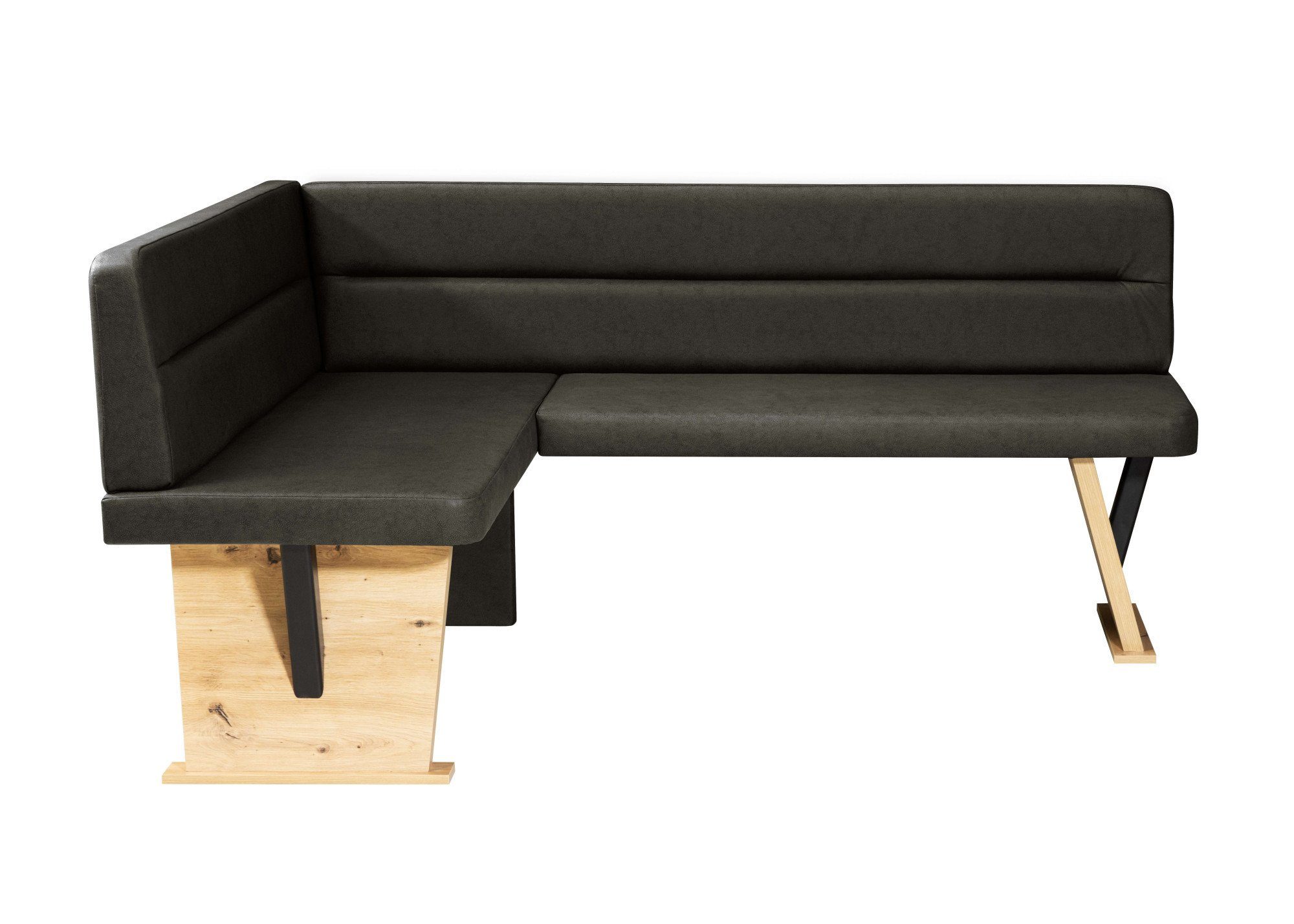 Home affaire Eethoek Laros zitgroep, hoekbank, stoelen, tafel perfect voor keuken, eetkamer, woonkamer, bestseller (set, 4-delig)