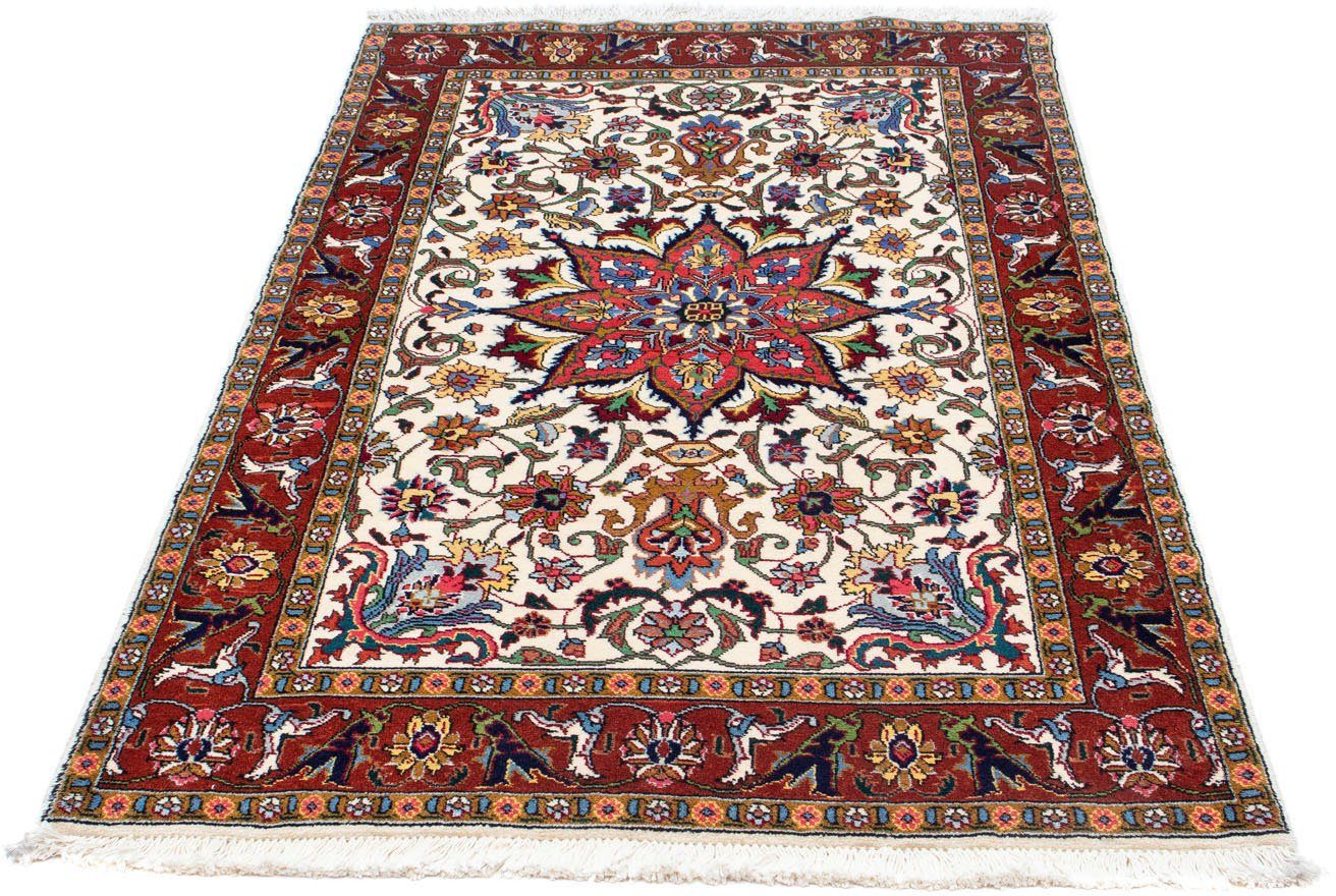 morgenland Wollen kleed Moud figuratief beige 298 x 198 cm Uniek exemplaar met certificaat