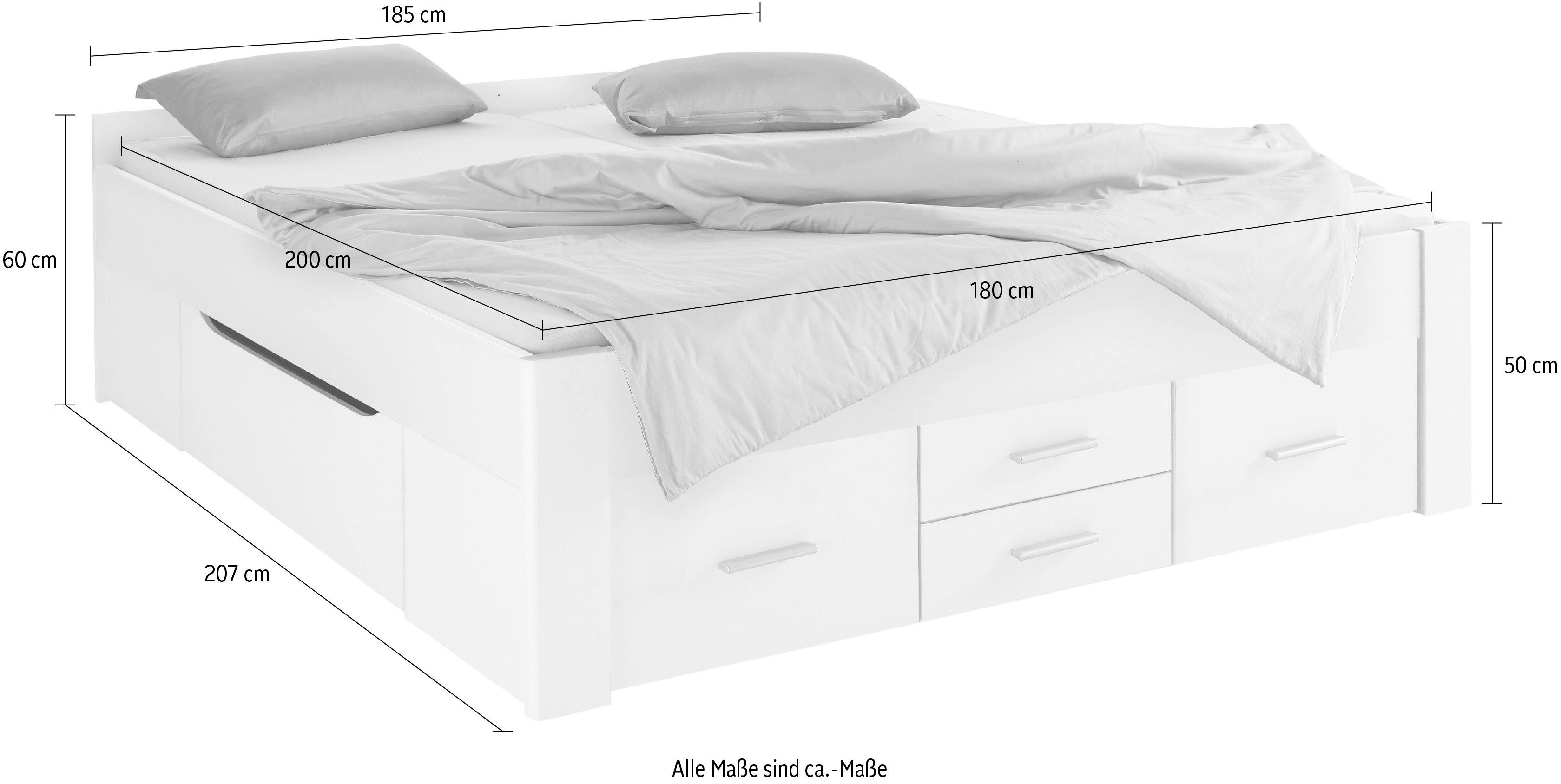 rauch Bed Scala met lades in 3 varianten