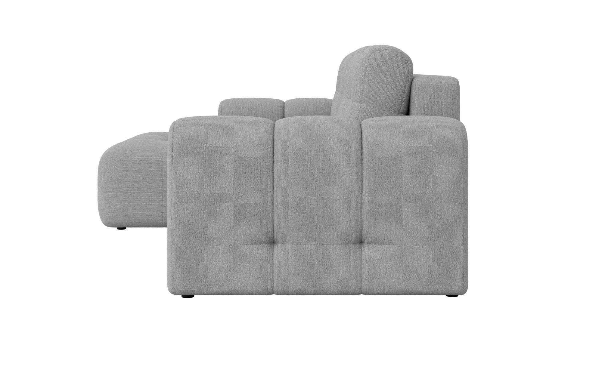 INOSIGN Hoekbank Manilla, optioneel met bedfunctie, B/D/H 265/170/91 cm L-vorm met recamiere rechts/links bestelbaar, golfondersteuning
