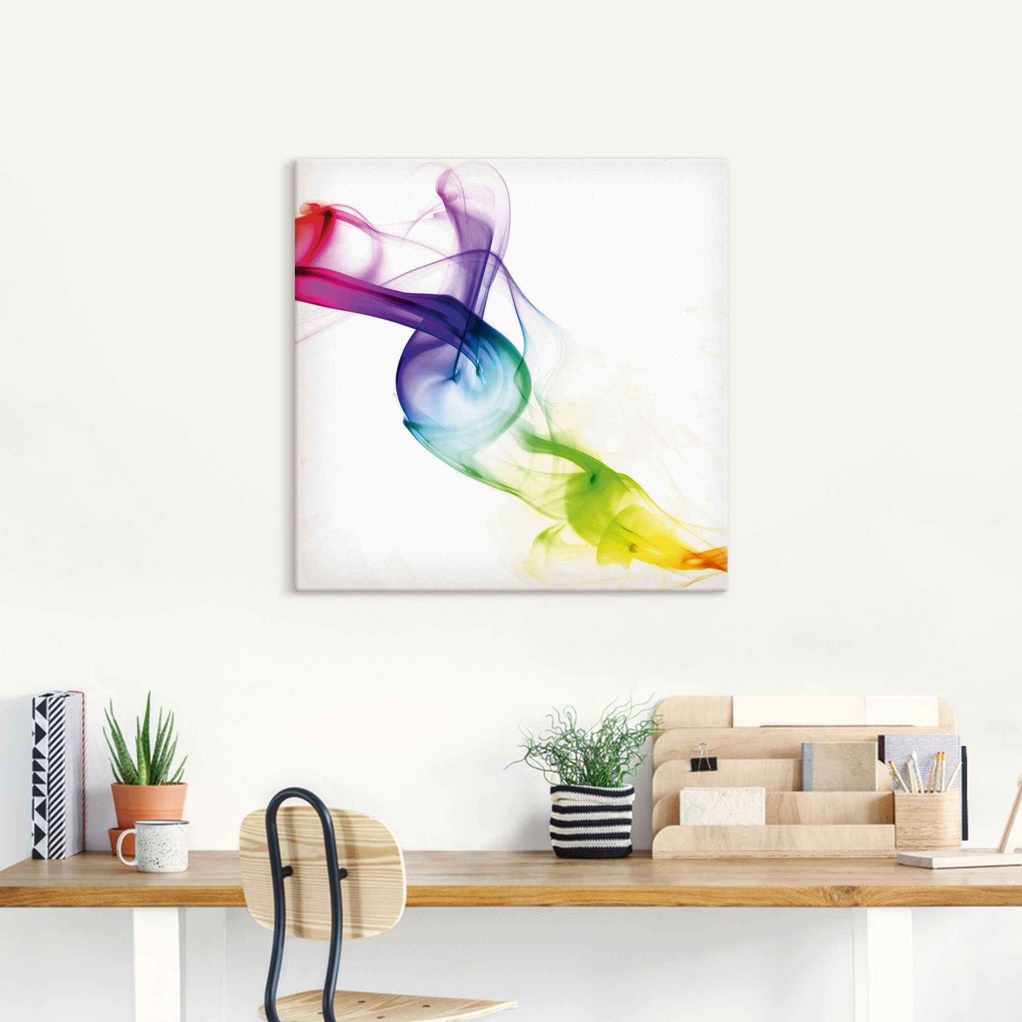 Artland Artprint Rook - abstract als artprint op linnen, poster in verschillende formaten maten
