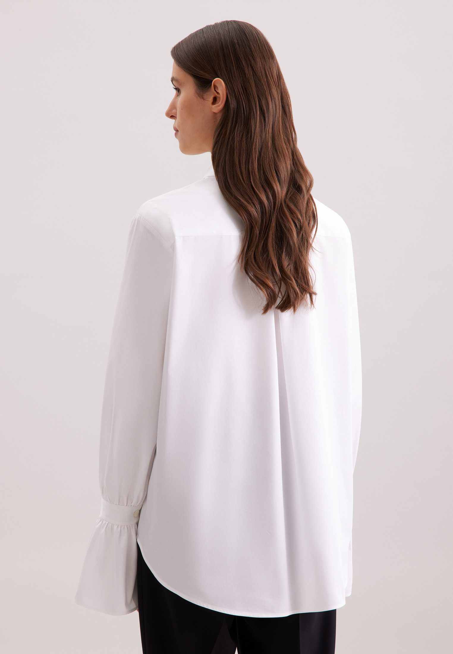 seidensticker Overhemdblouse Zwarte roos