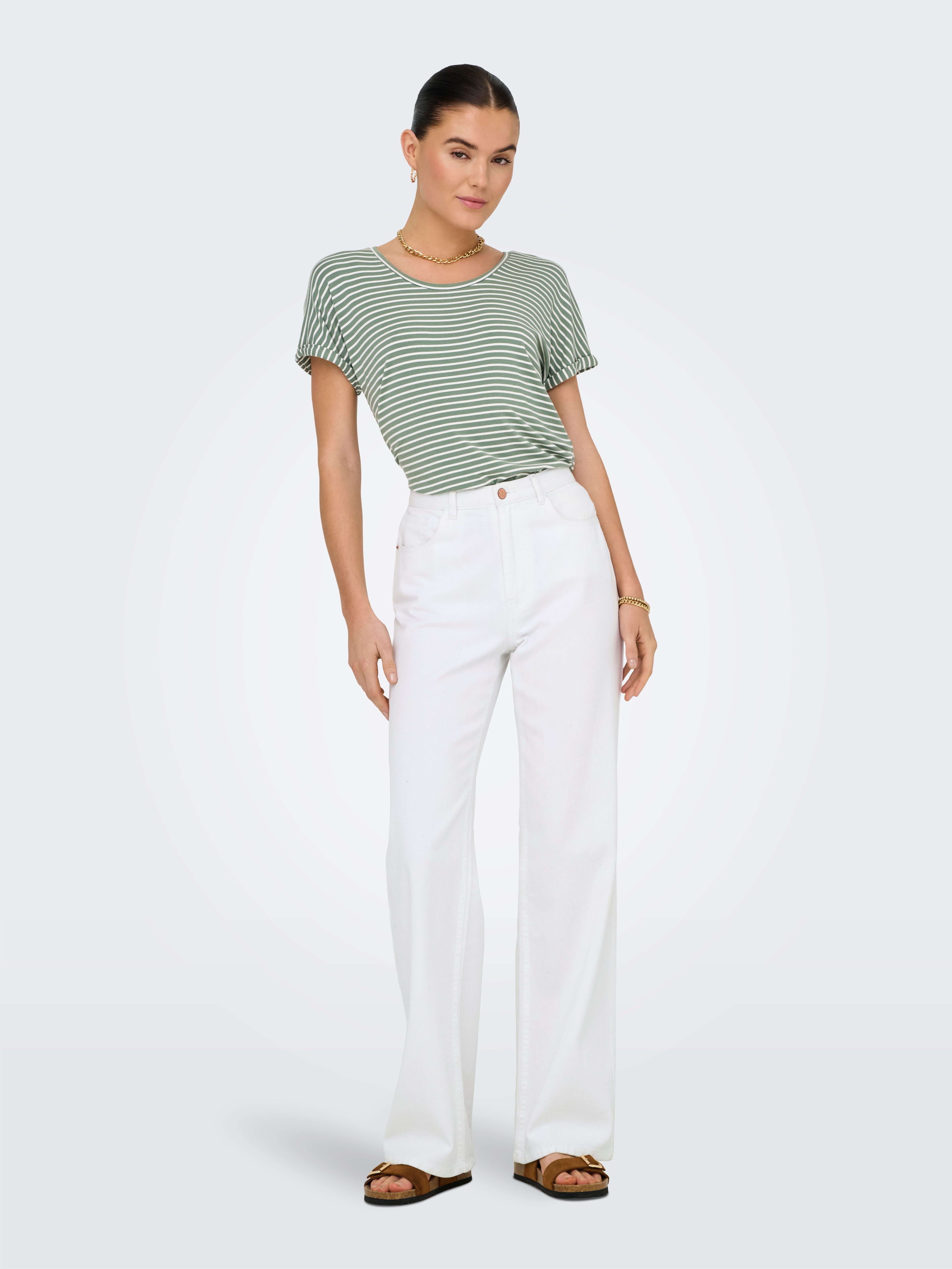 JDY Shirt met korte mouwen JDYSISSY S/S O-NECK TOP JRS