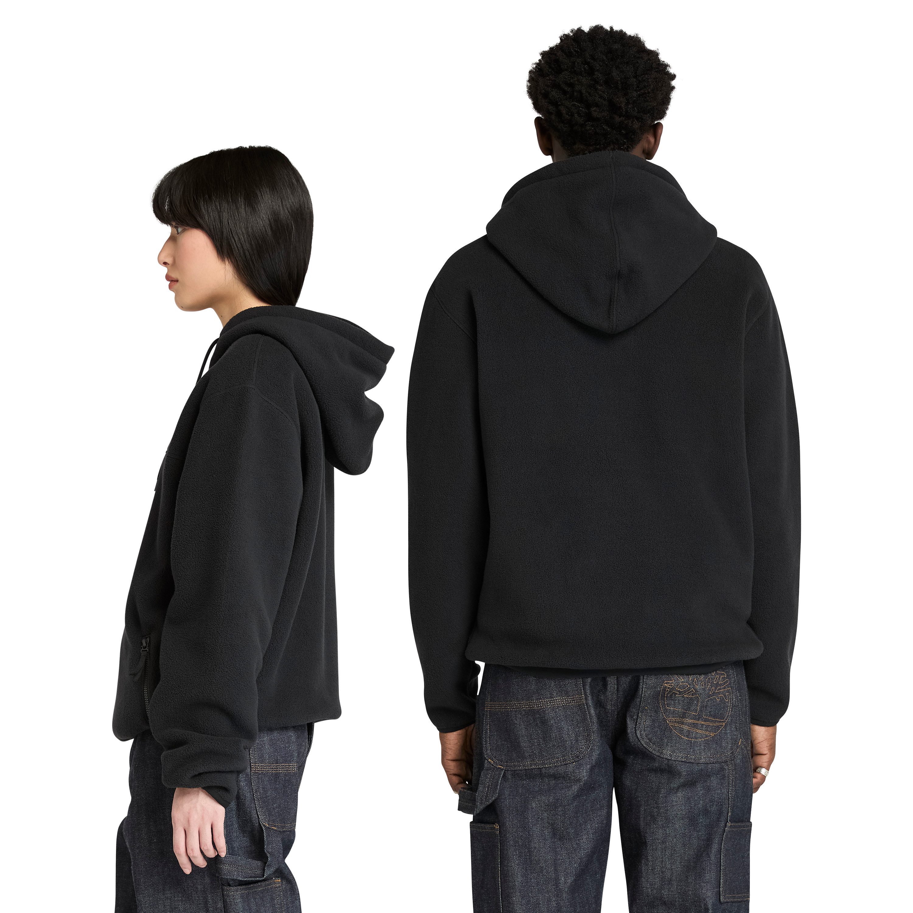 Timberland Hoodie Silicon Badge Polar Fleece Hoodie (1-delig)