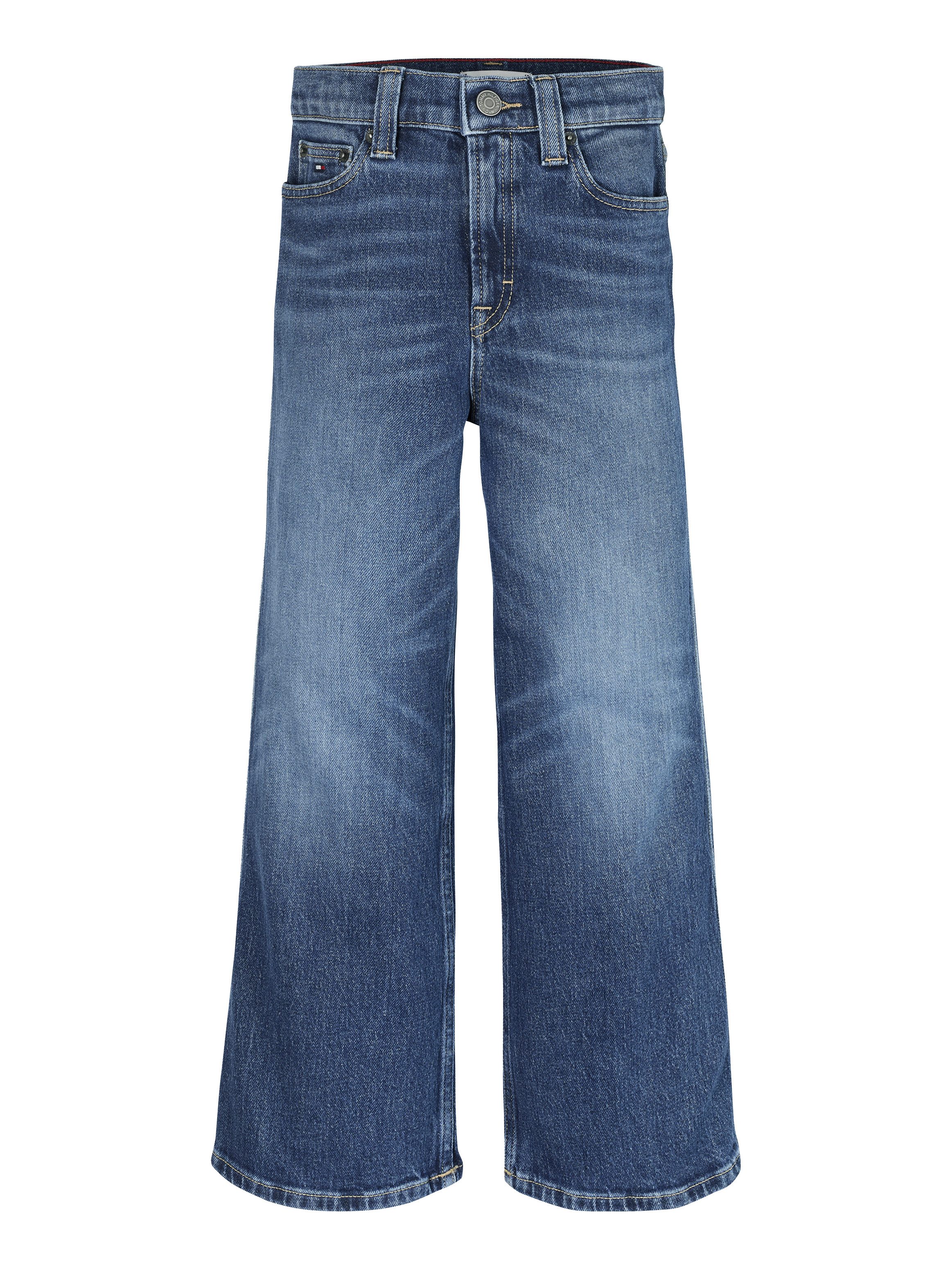 Tommy Hilfiger Wijde jeans MABEL DARK WASH met logoborduursels