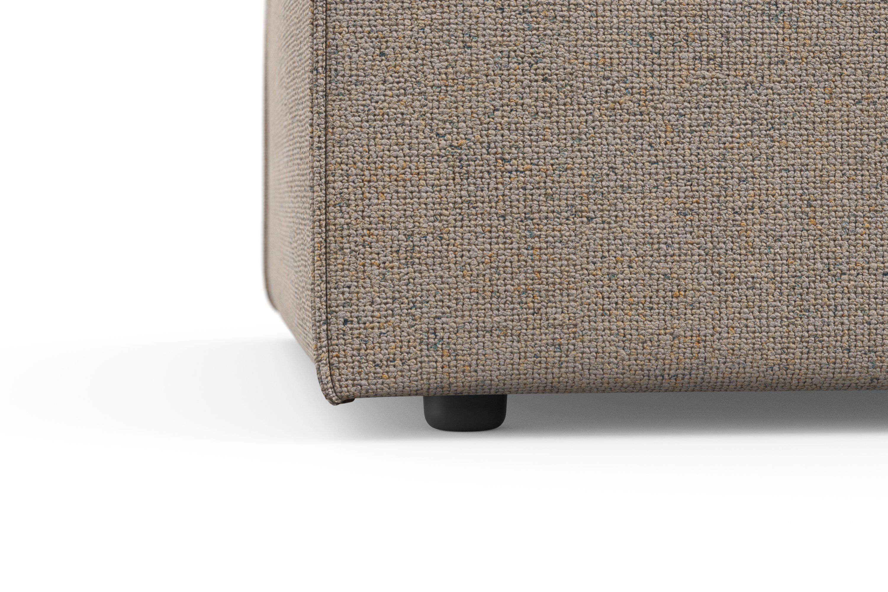 RAUM.ID Bank-hoekelement Merid, sofa-element, afmetingen B/D/H: 97/97/46 cm als module of apart te gebruiken, voor individuele samenstelling