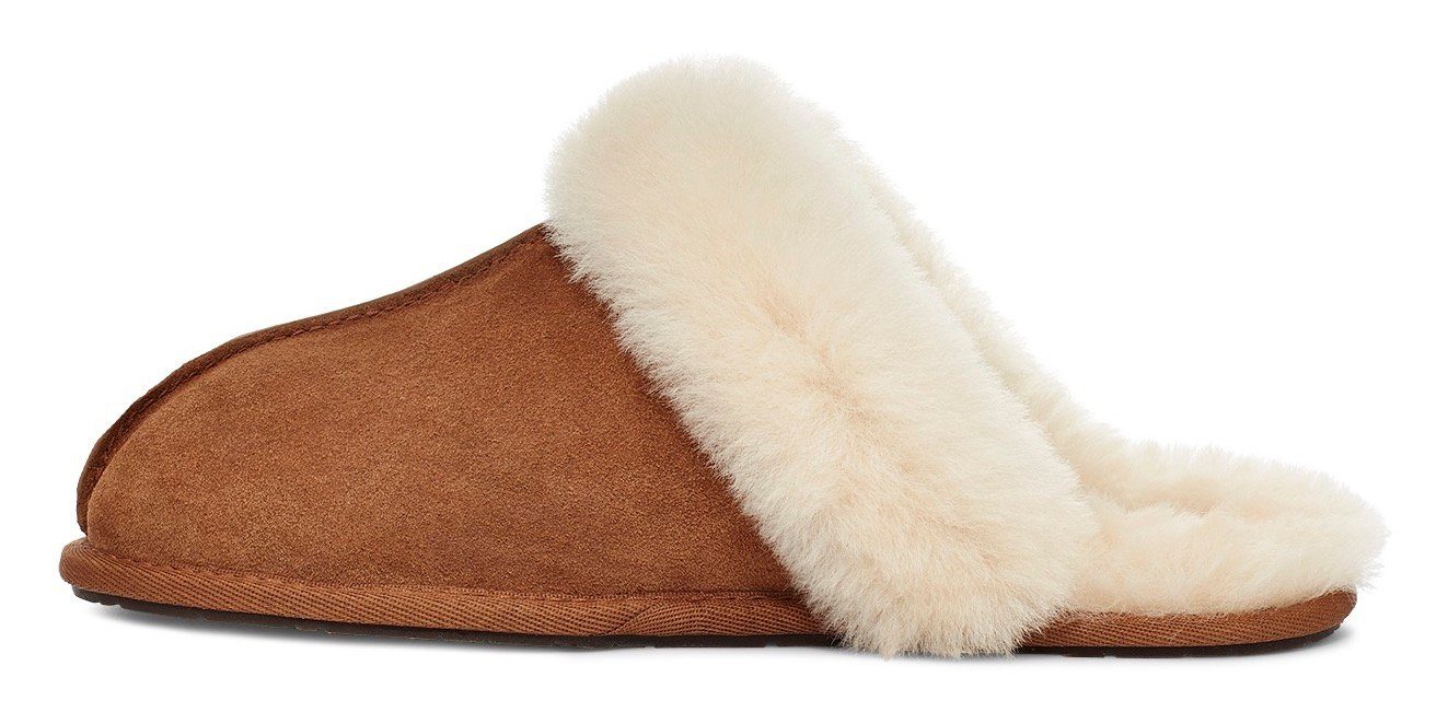 UGG Pantoffels Scuffette II Pantoffels, klompen, mules, flats met bontkraag
