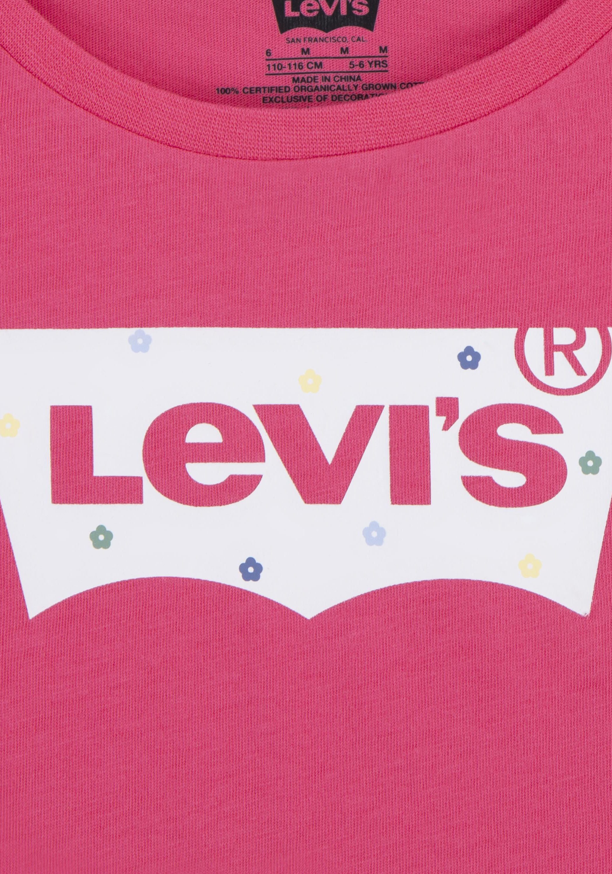 Levi's Kidswear Shirt met print BATWING FILL SS TEE