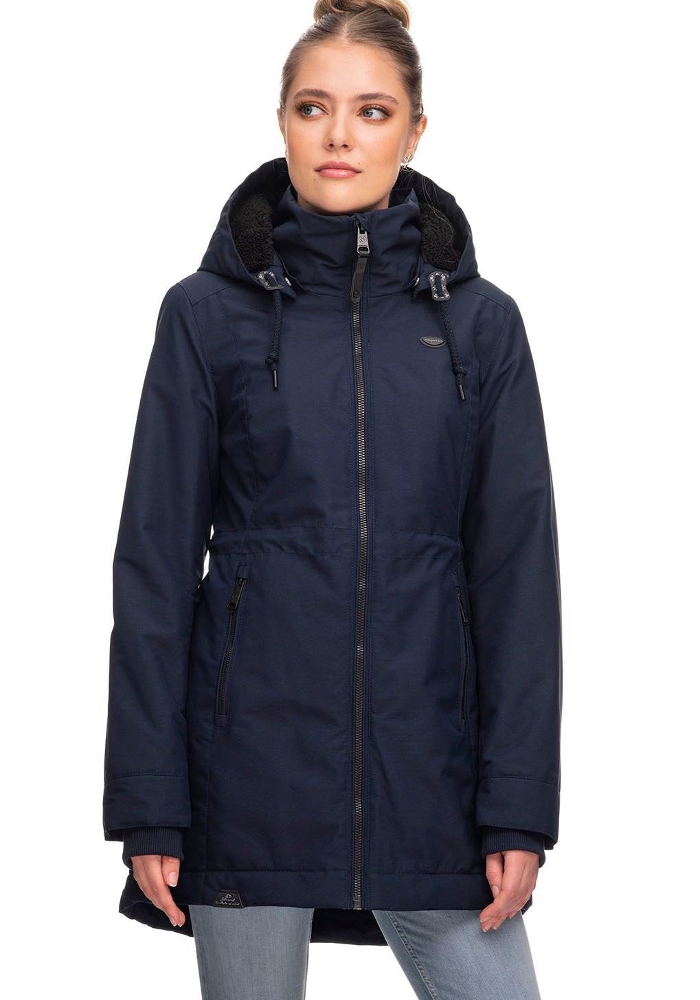 Ragwear Outdoorjack DAKKOTA achterkant iets langer gesneden dan voorkant
