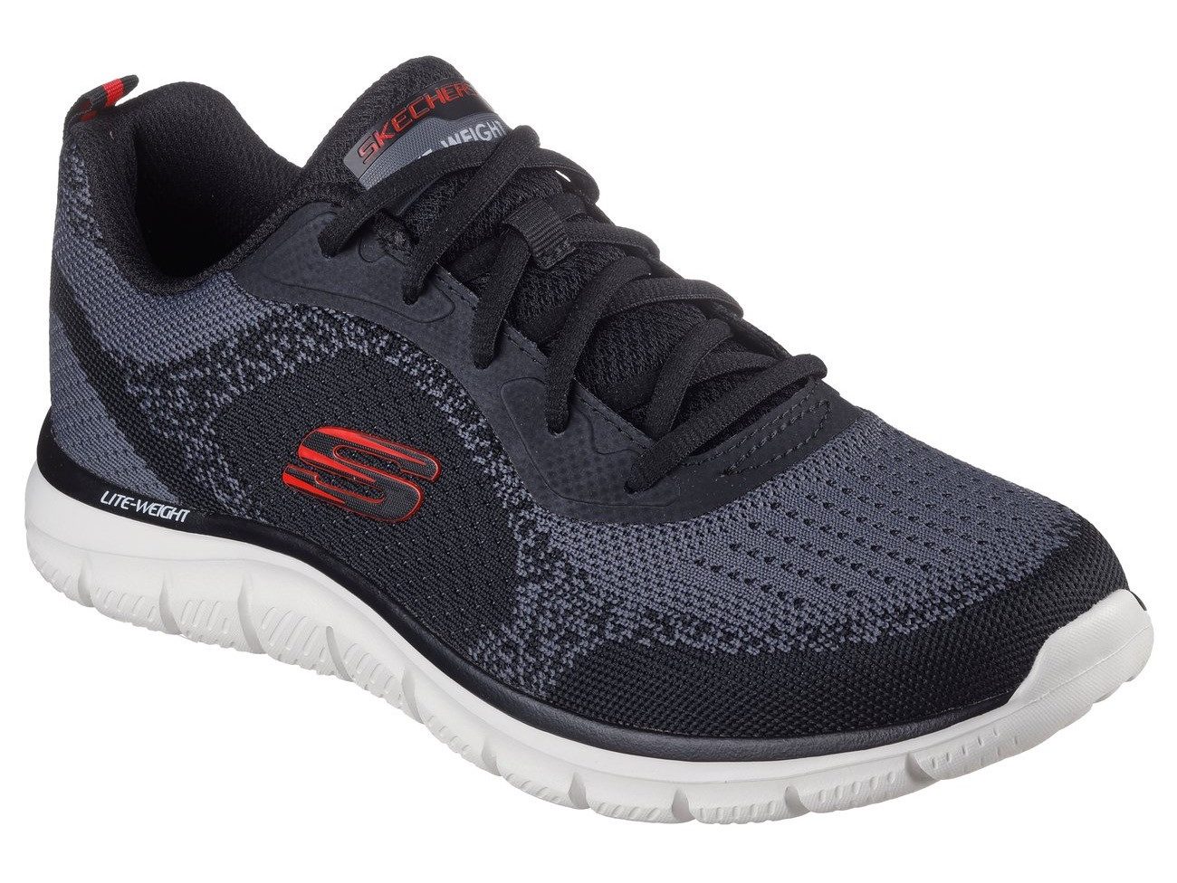 Skechers Sneakers TRACK-GLENDOR trainingsschoenen veterschoenen vrijetijdsschoen met memory foam