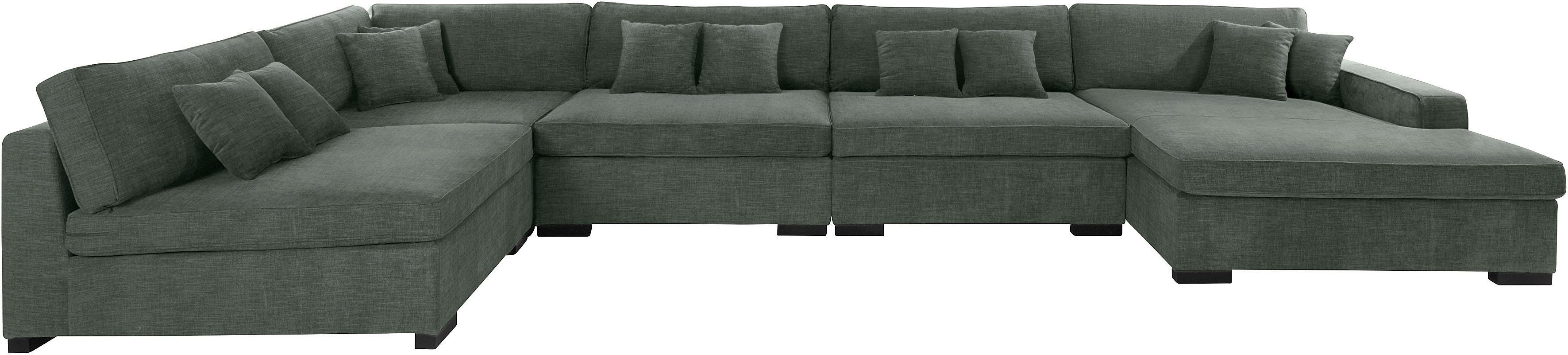 Guido Maria Kretschmer Home&Living Zithoek Skara XXL U-vorm Loungebank XXL met binnenveringsinterieur, in vele overtrekkwaliteiten