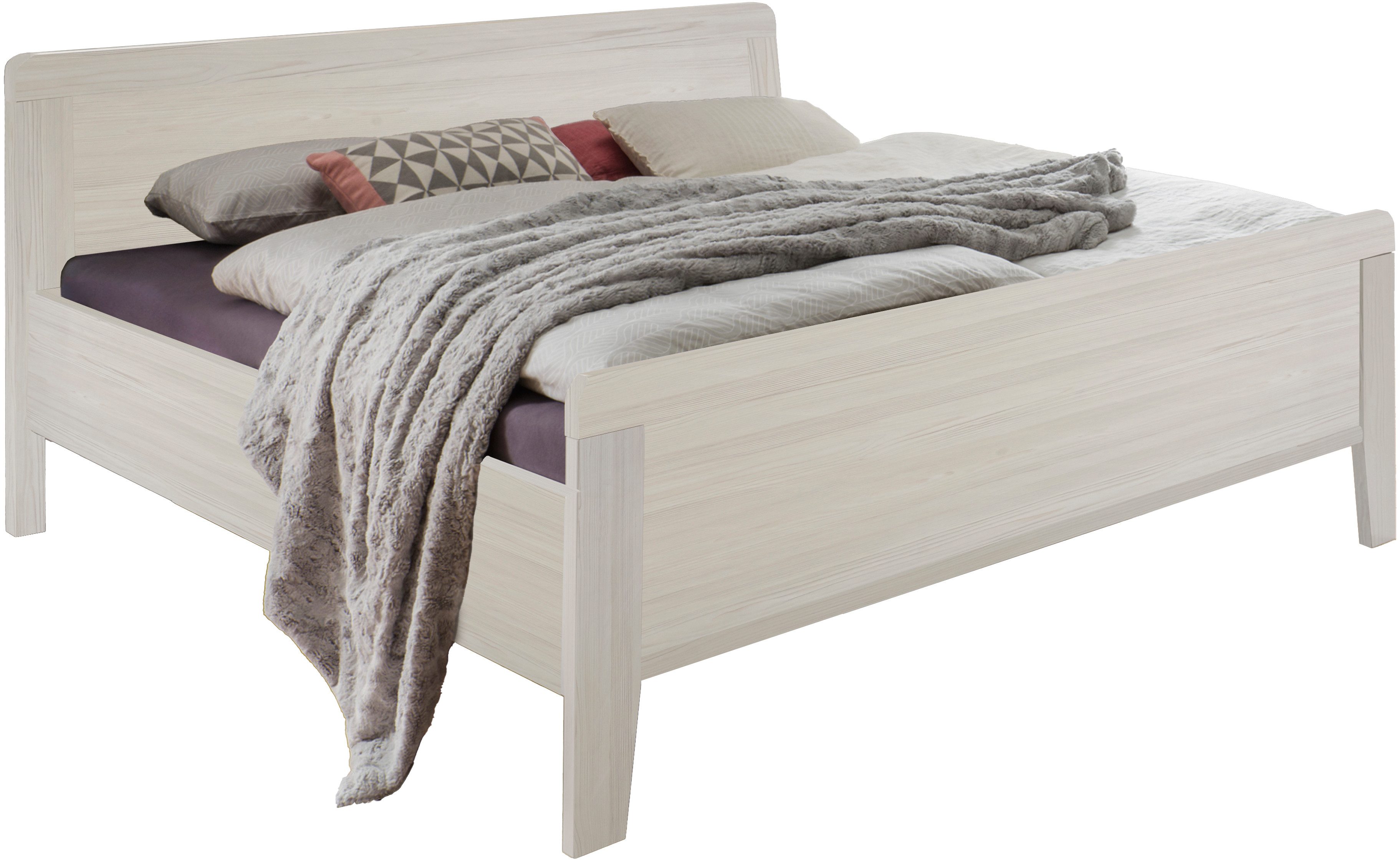 WIEMANN Houten bed Bern viervoudig verstelbare lighoogte bedden beige