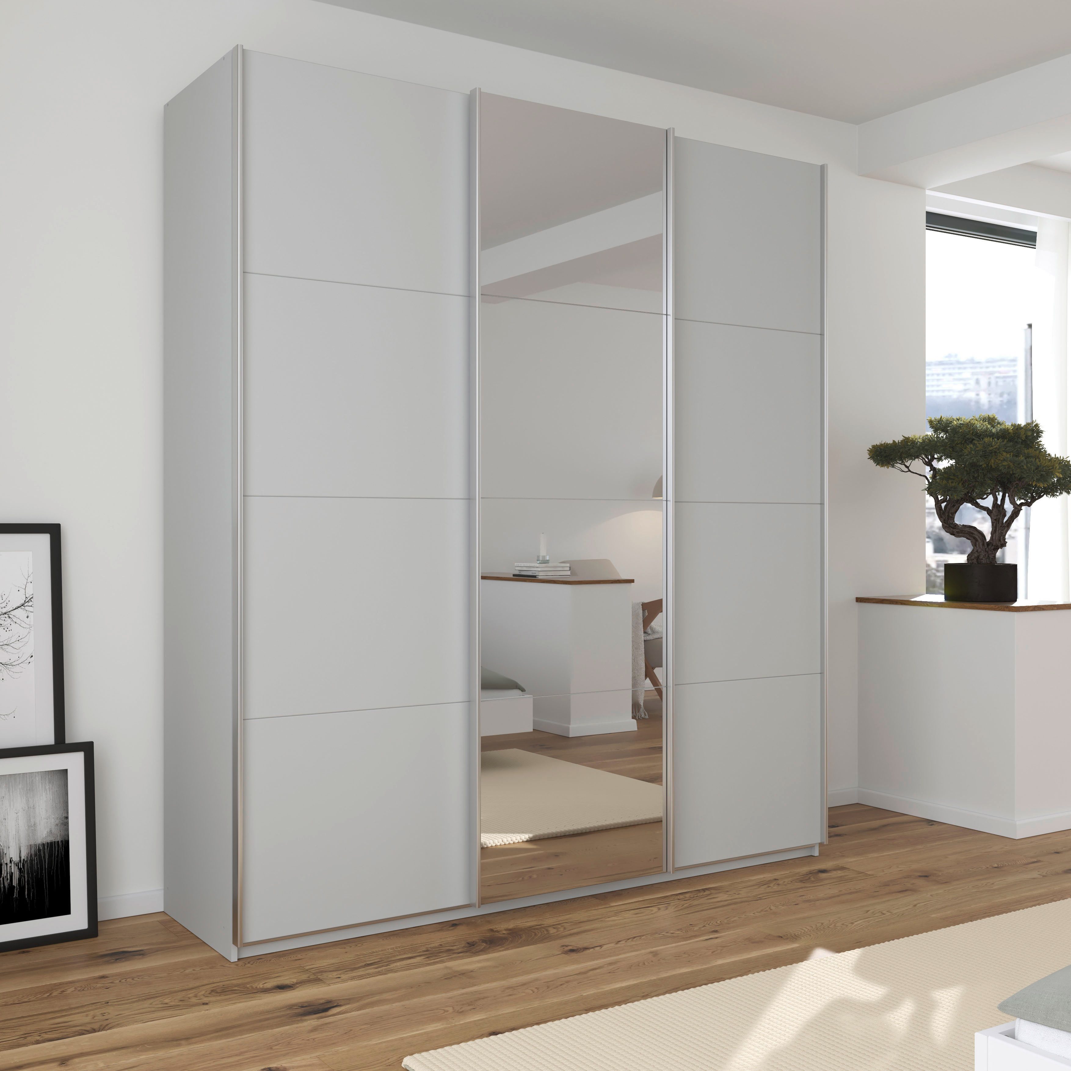 rauch Zweefdeurkast Kledingkast TOMA incl. rek inzet en extra legplanken made in germany