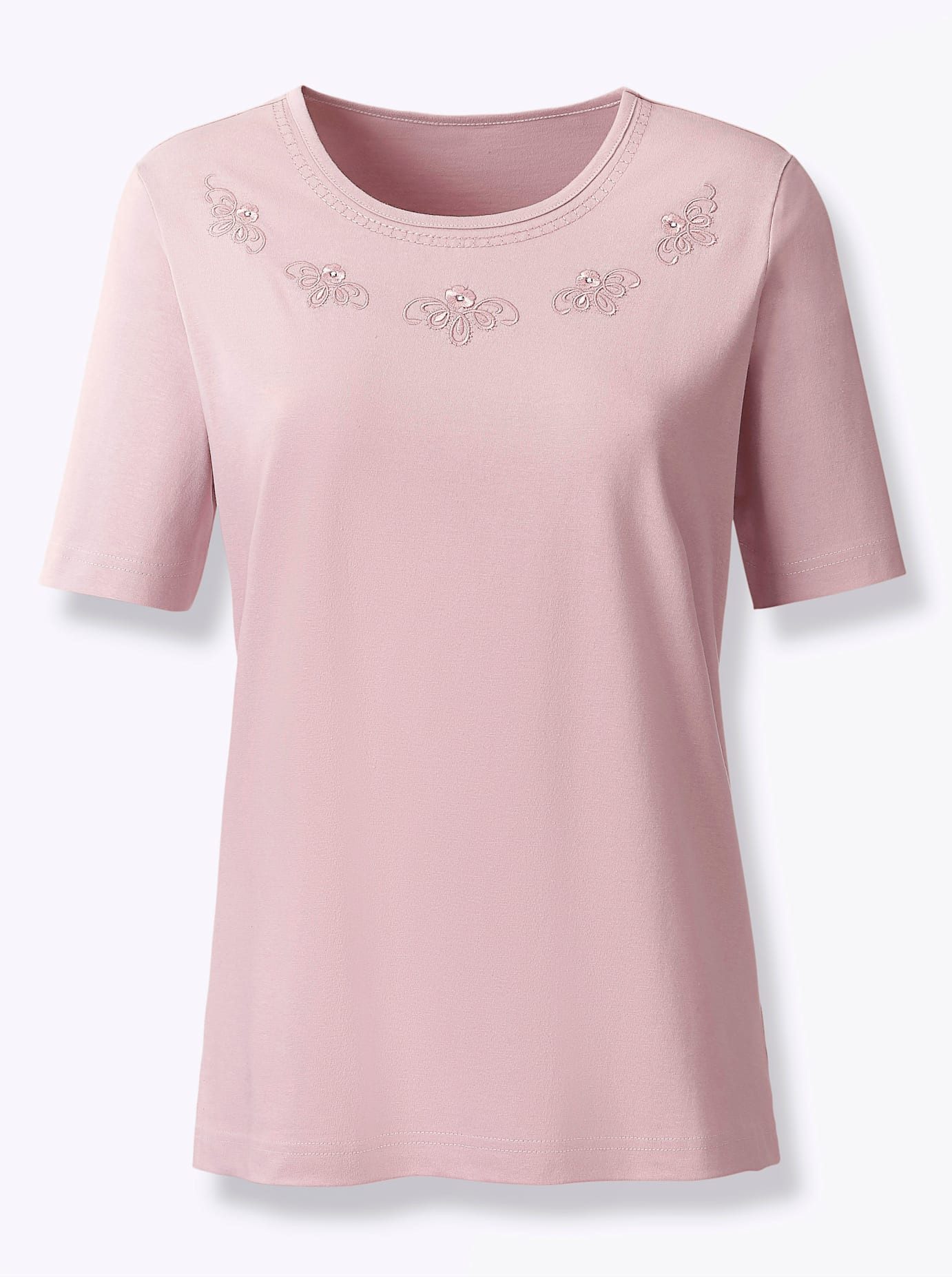 Classic Basics Shirt met ronde hals Shirt (1-delig)