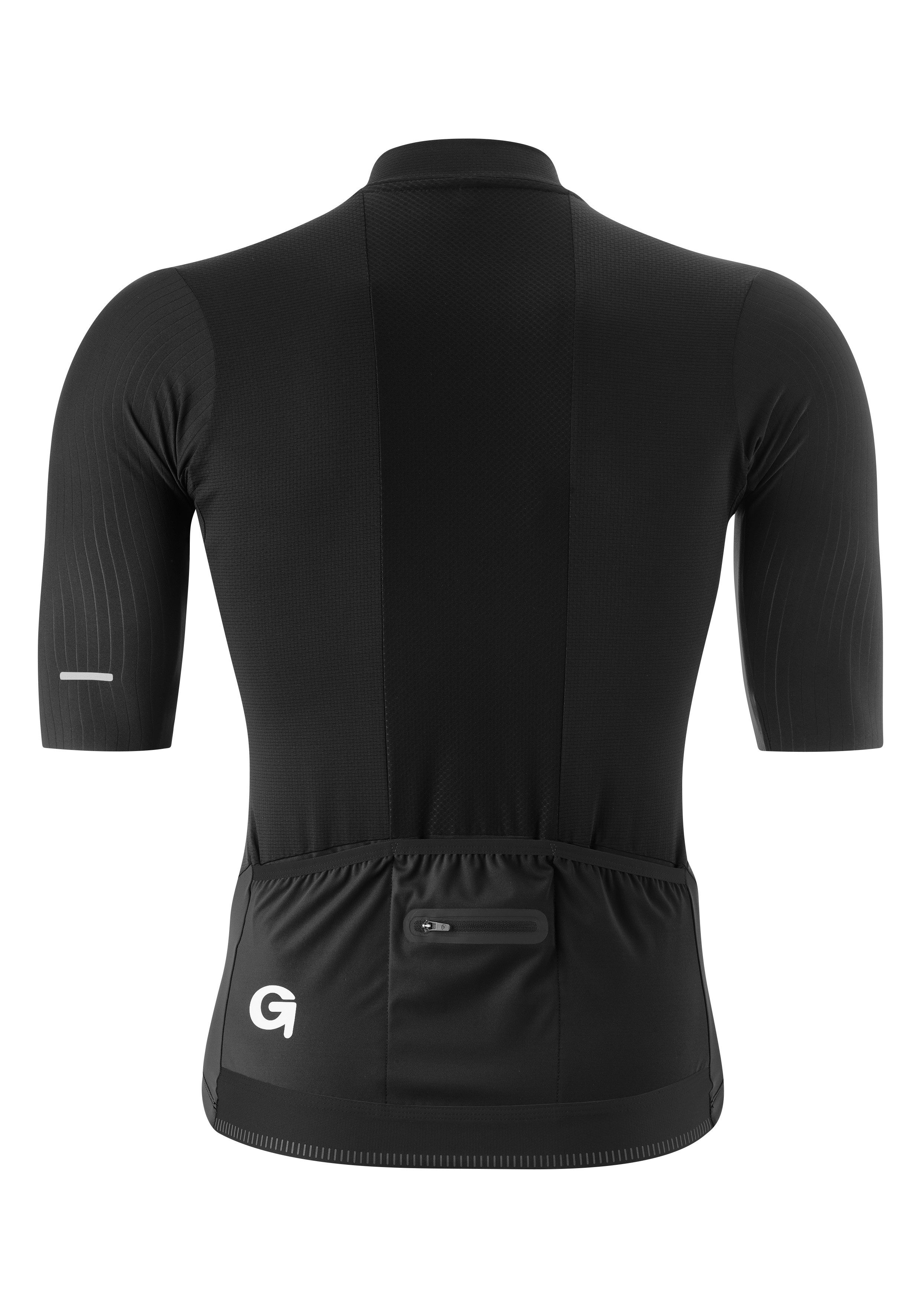 Gonso Fietsshirt SITIVO TRIKOT M Heren fiets shirt met korte mouwen, ademend fiets tricot met achterzak