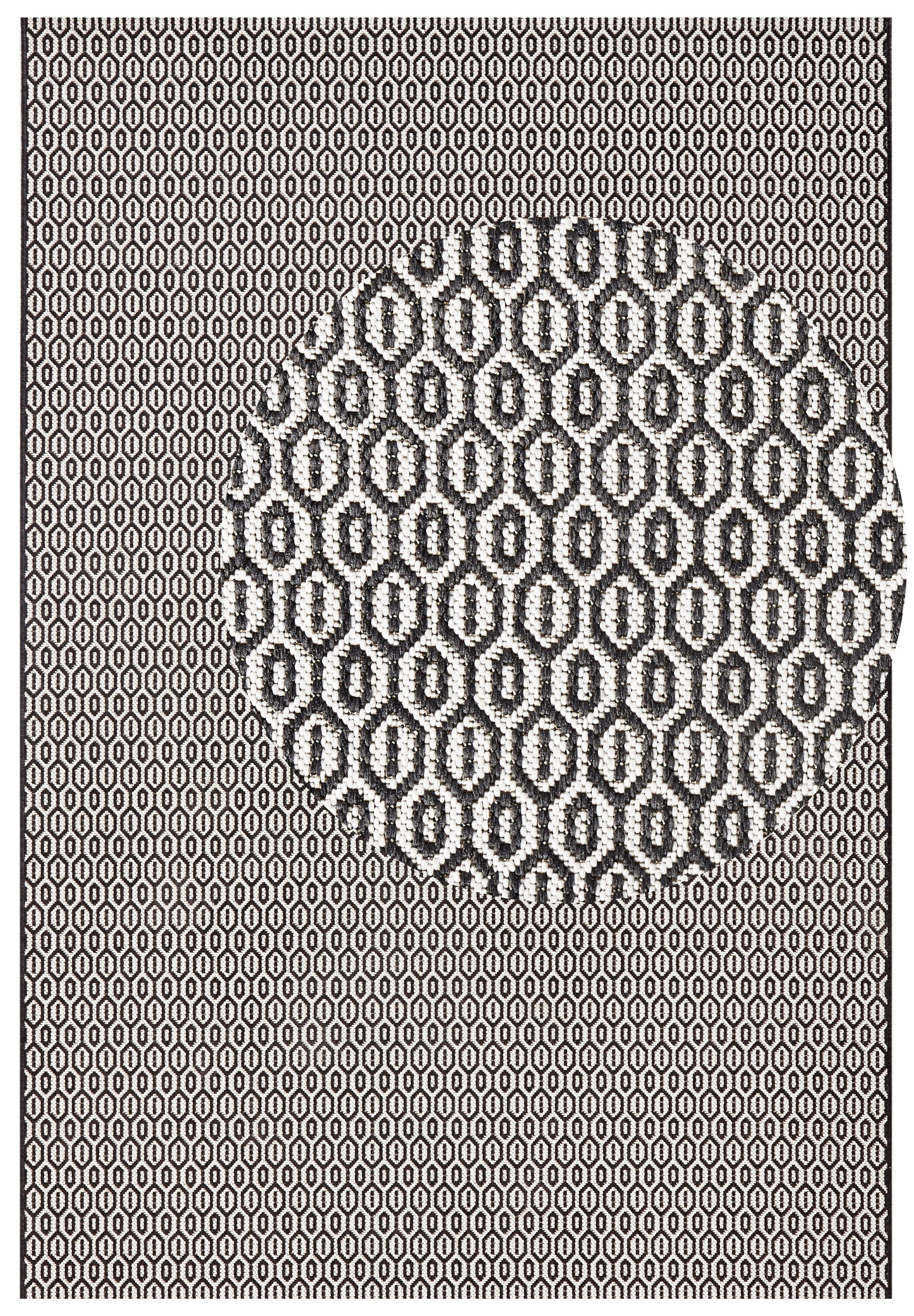 NORTHRUGS Vloerkleed Coin Binnen- en buitengebruik, weerbestendig, balkon, sisal-look, woonkamer, loper