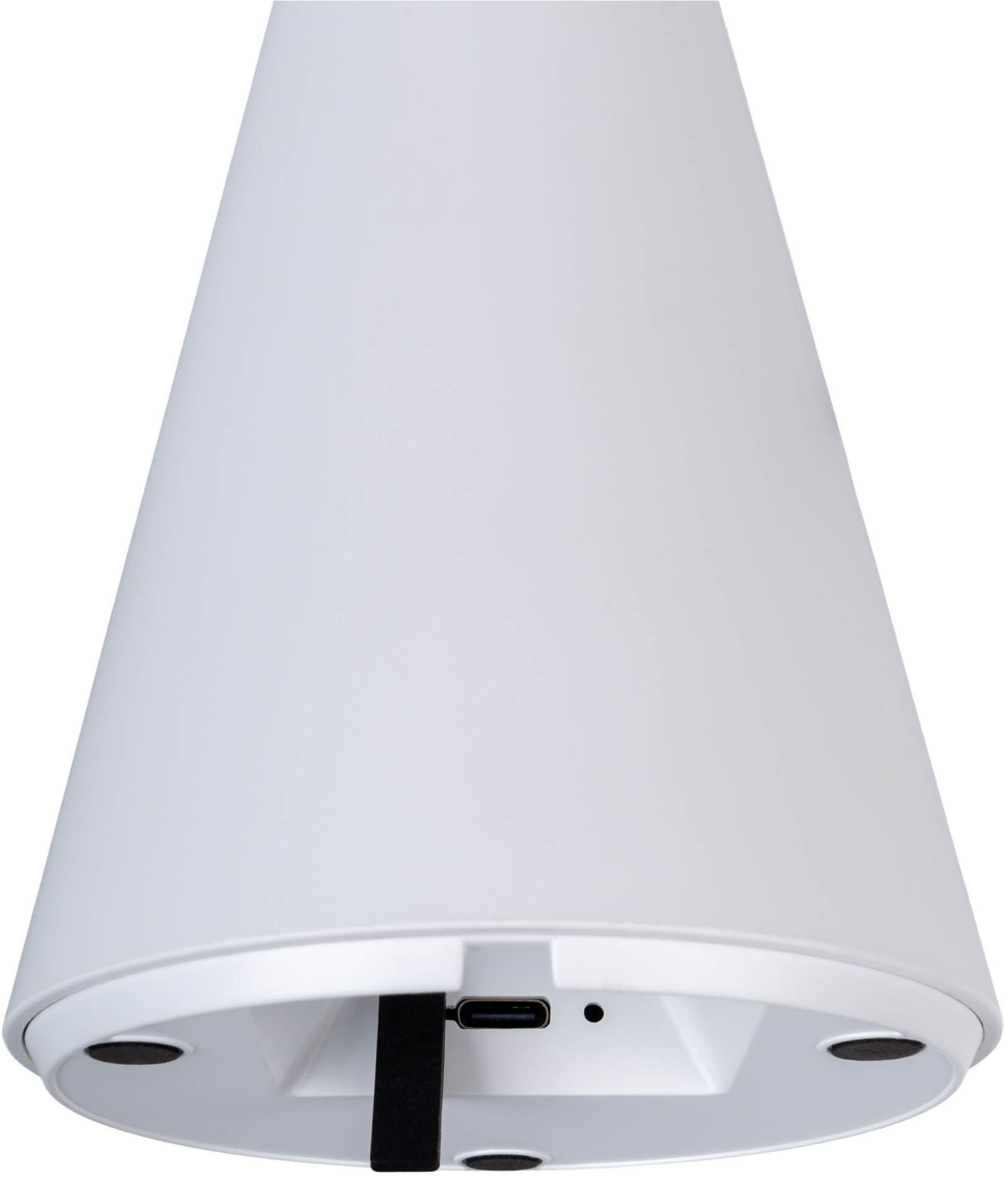 näve Led-tafellamp Palu Zonne-/accu-aangedreven, aanraking, dimbaar, geheugen, USB-C oplaadkabel, warmwit (1 stuk)