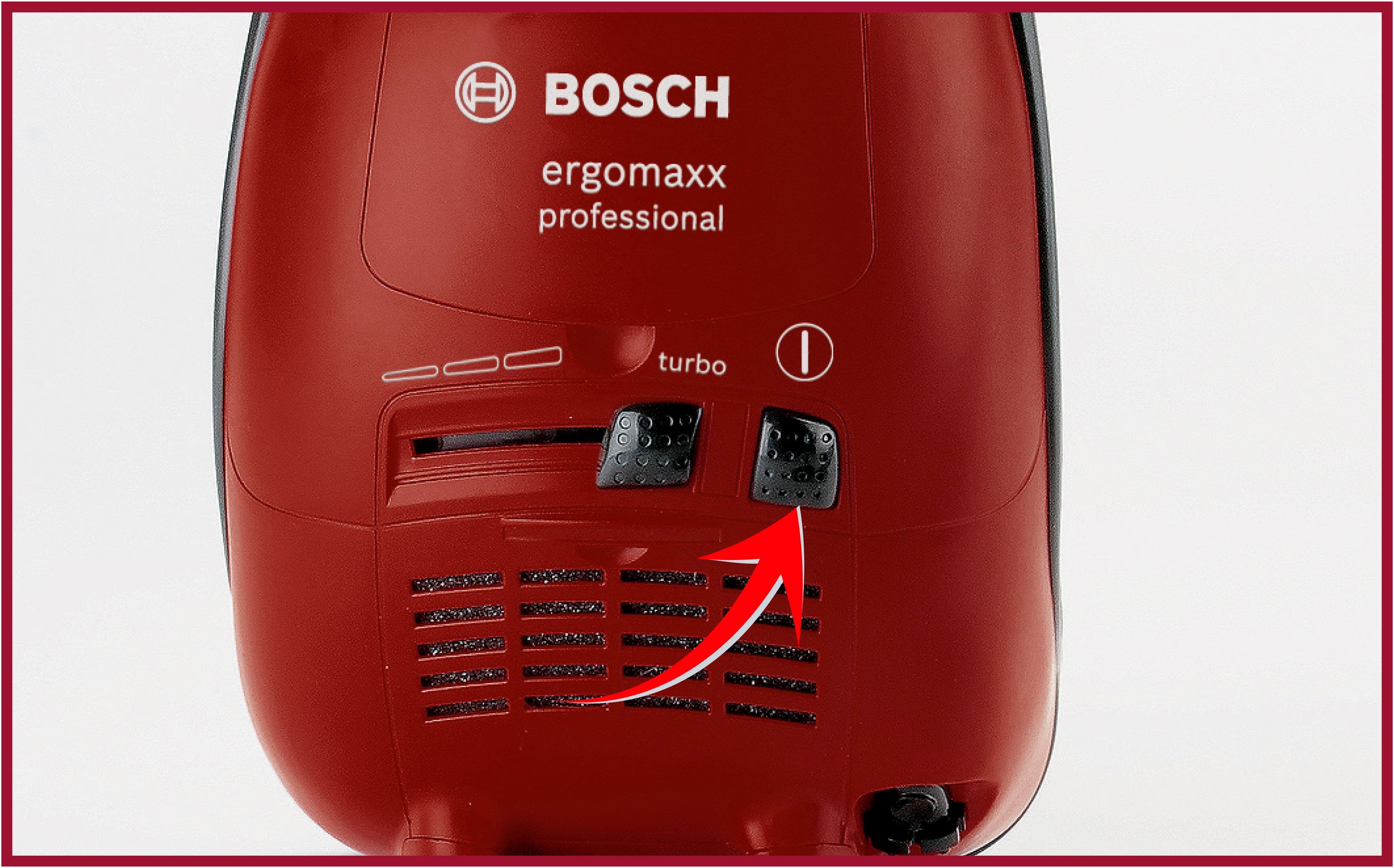 Klein Kinder-stofzuiger Bosch stofzuiger, rood