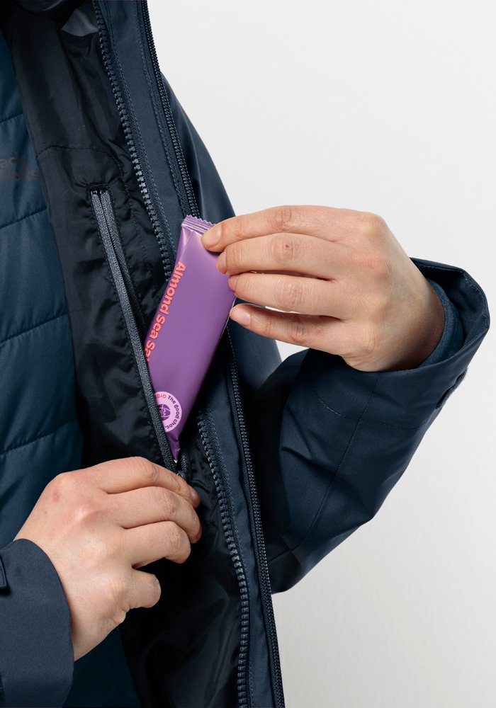 Jack Wolfskin Functioneel 3-in-1-jack GLAABACH 3-in-1 JKT W (2-delig)