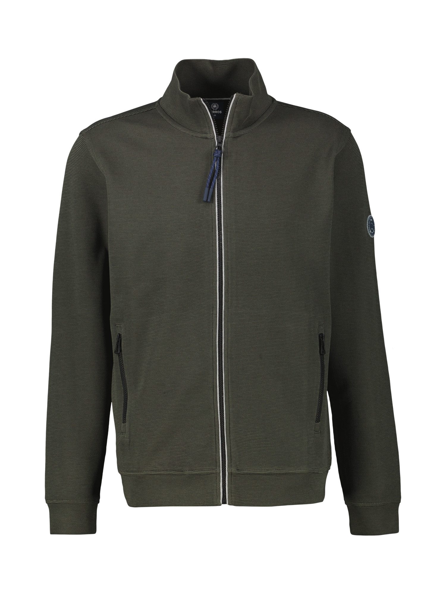 Lerros Sweatvest LERROS Sweatjack in de maten 3XL tot 6XL heren sweatvesten maat 6XL groen