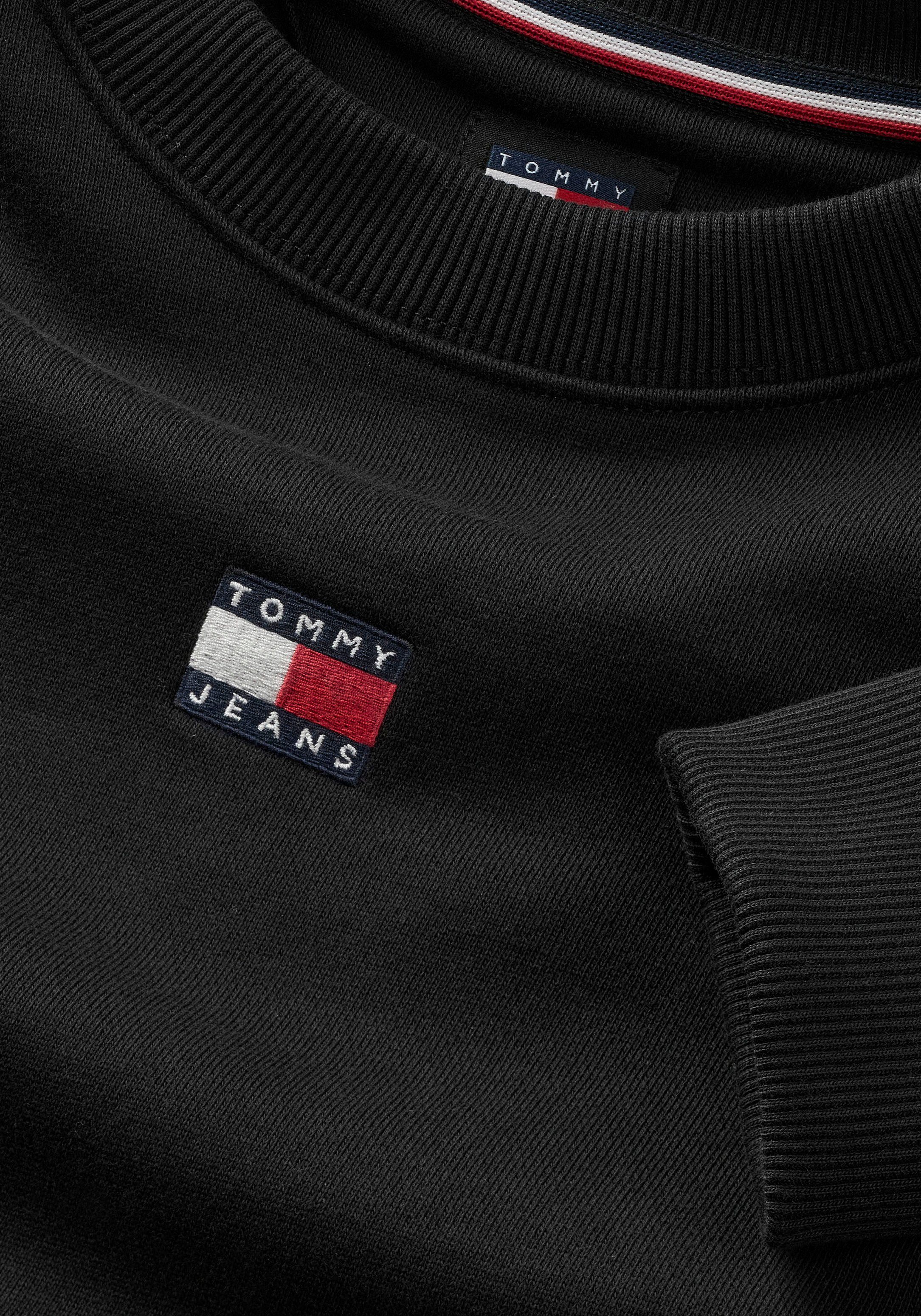 TOMMY JEANS Sweatshirt TJW BXY BADGE met drop-shoulder design en logo aan de voorkant