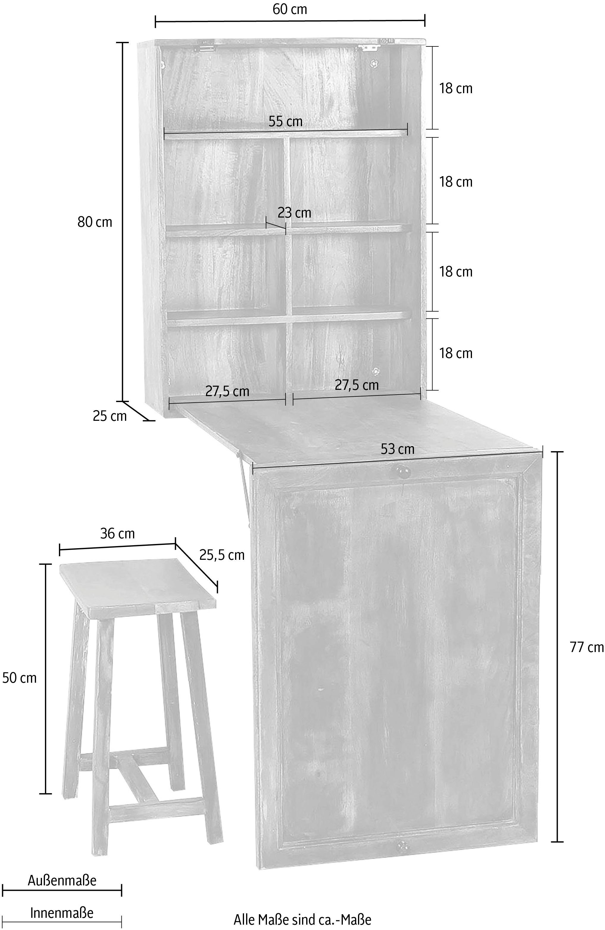 SIT Klaptafel inclusief 2 hockers
