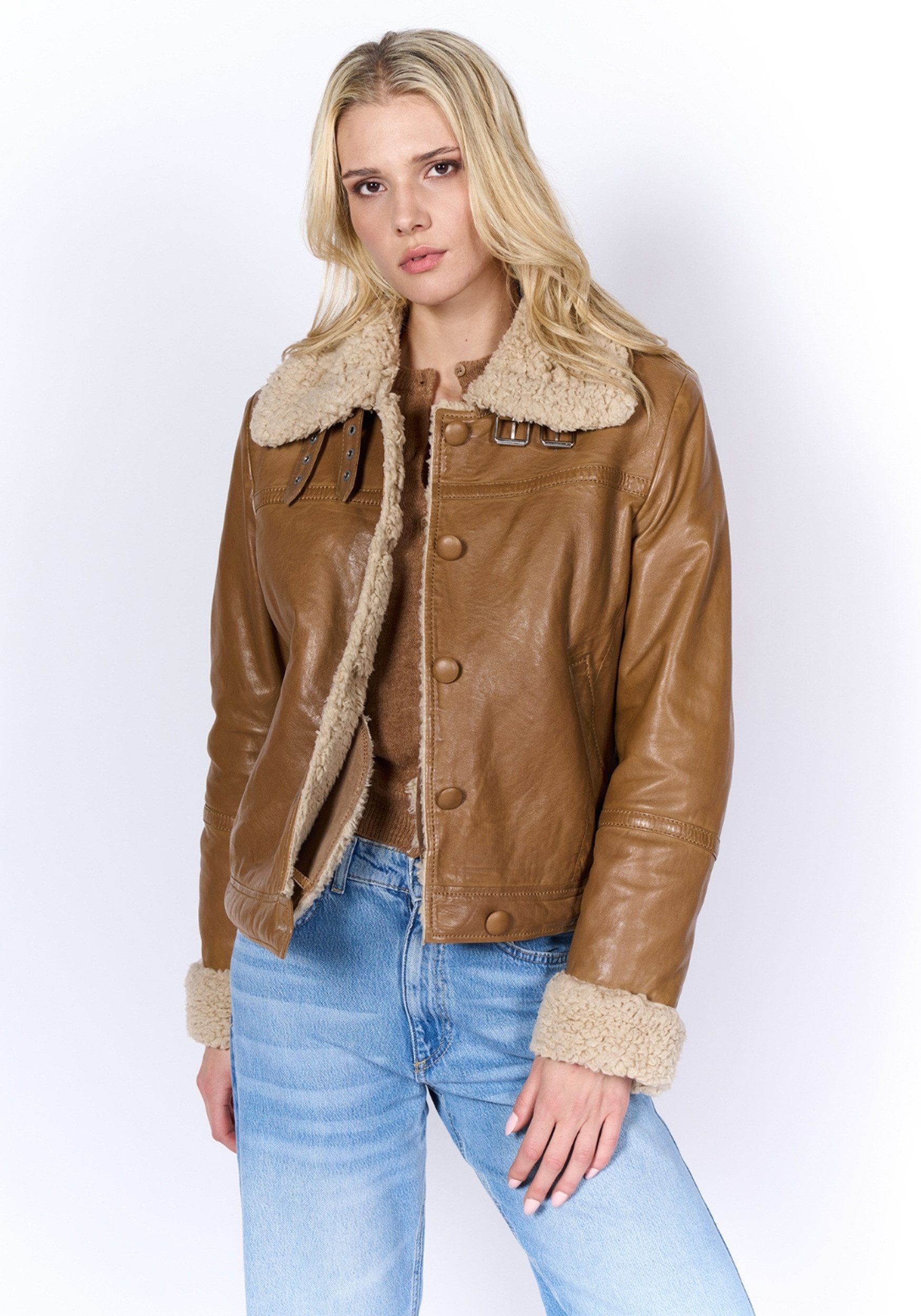 Freaky Nation Leren jack Cozy Mood-FN