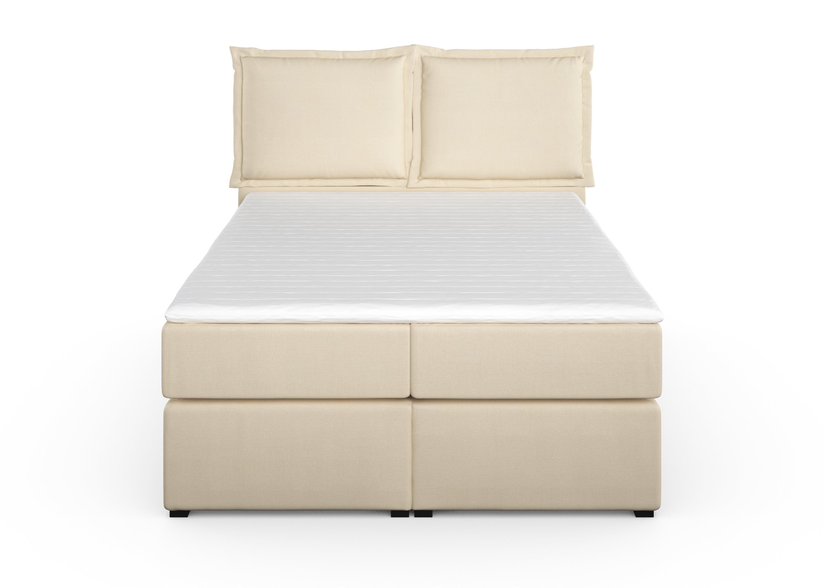 Home affaire Boxspring Lysann 5-voudig verstelbaar hoofdbord, in 4 breedten, 3 matrassoorten