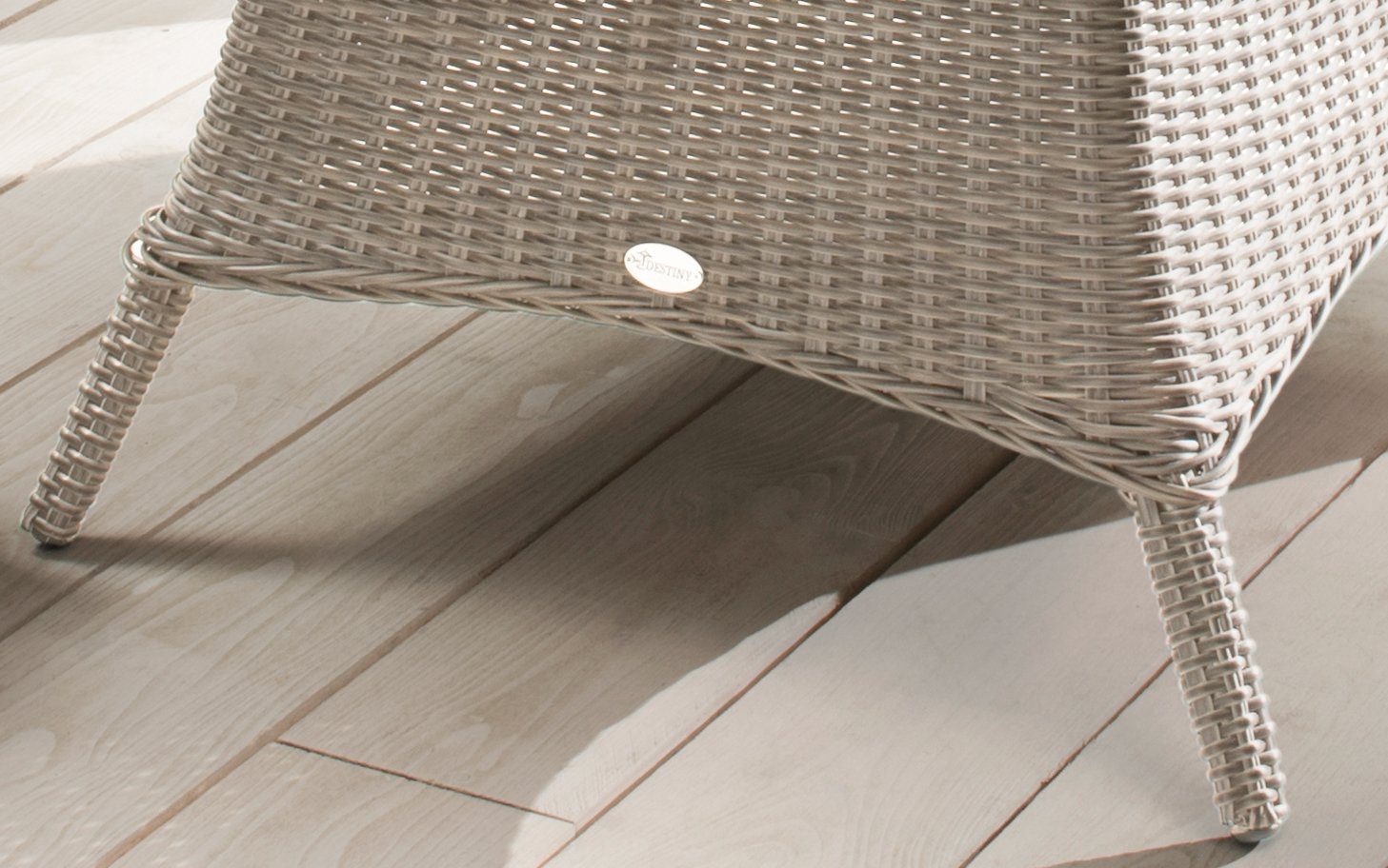 Destiny Tuintafel Luna (ø150x75 cm), aluminium, polyrattan, incl. draaiplateau (set, 2-delig)