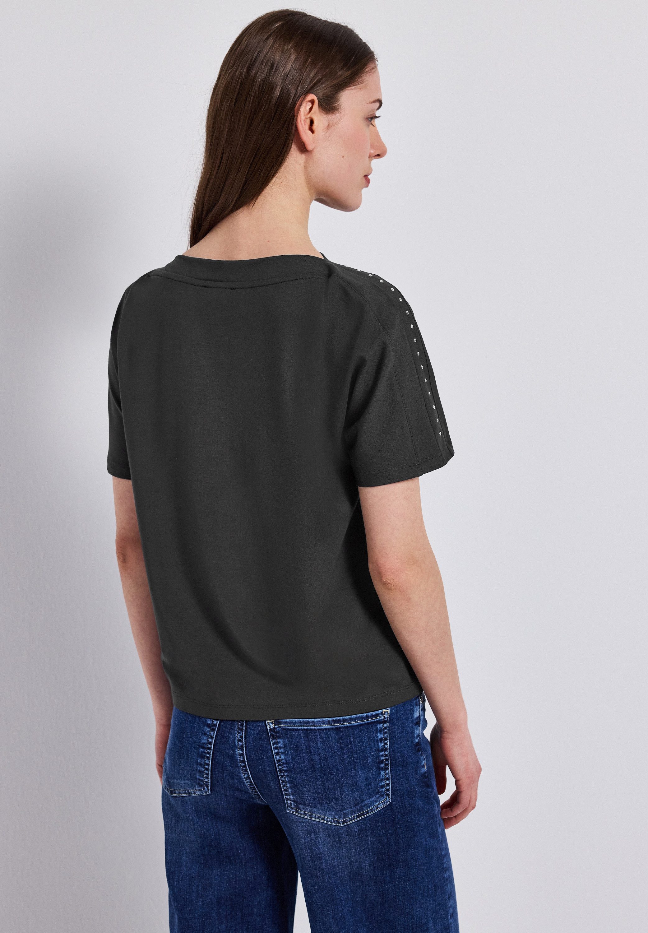 STREET ONE T-shirt met studs